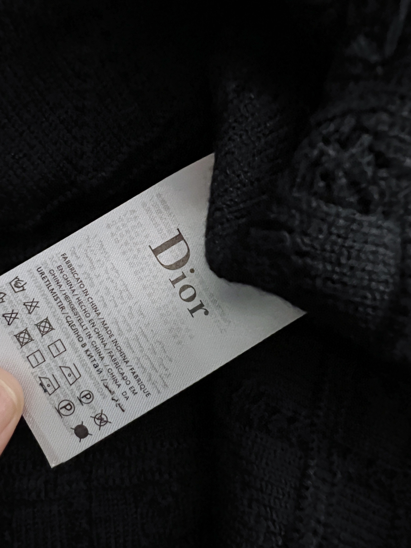 Dior Basic Clothing Knitted Black S-m-l-xxxl