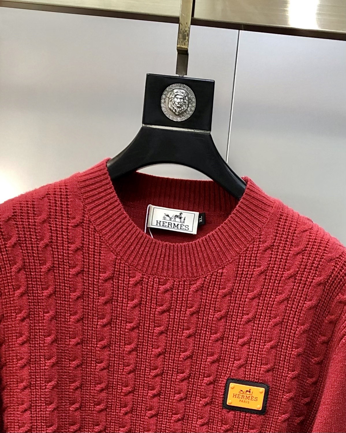 Hermès Male Basic Clothing Wool Red S-m-l-xl
