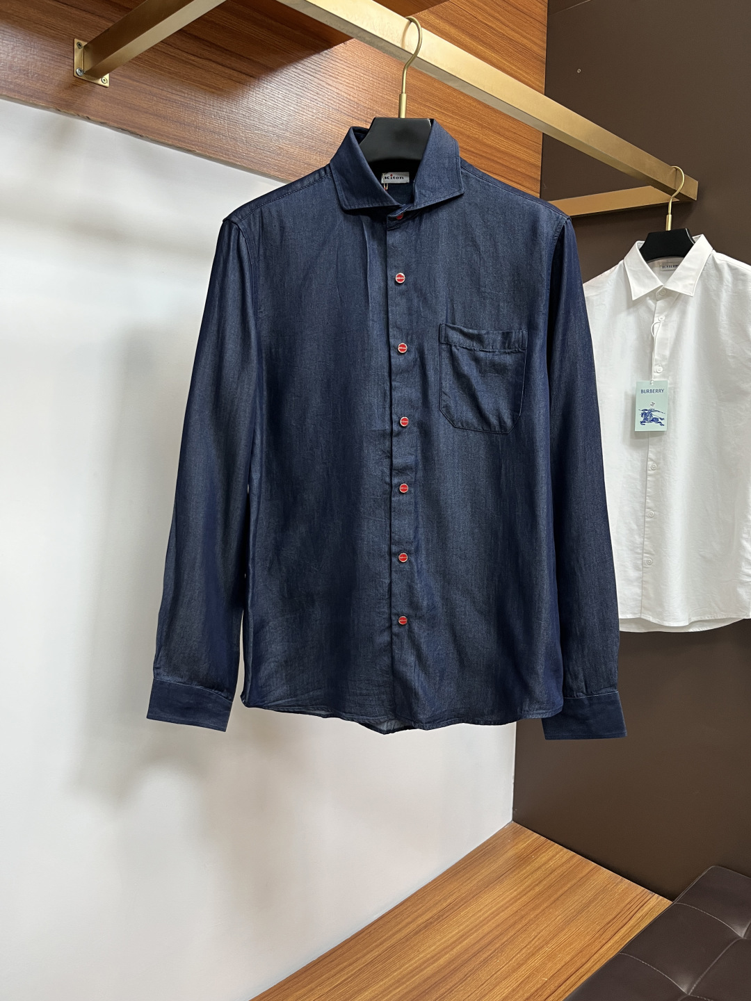 Kiton Male Shirt S-m-xl