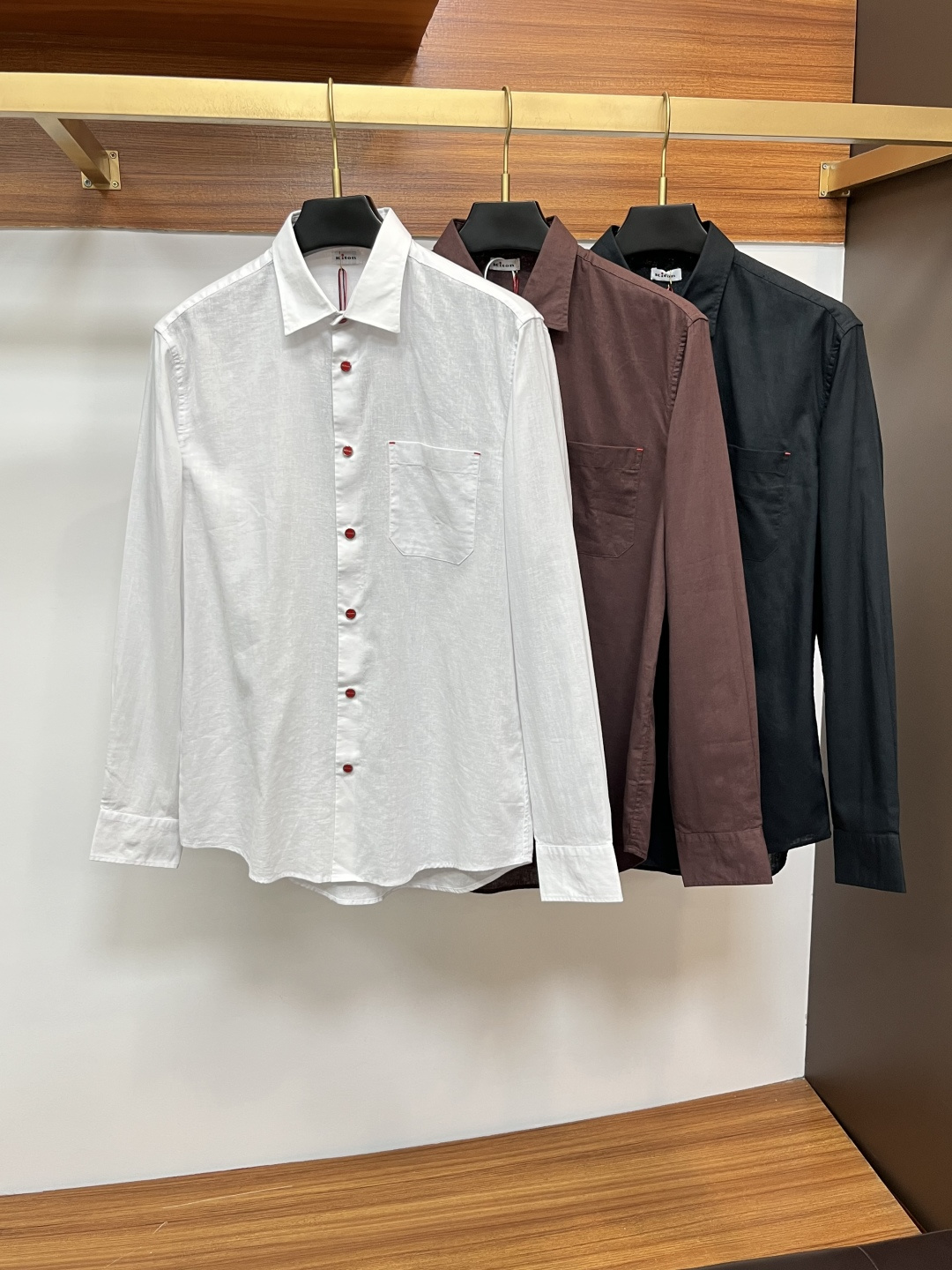 Kiton Male Shirt S-m-xl