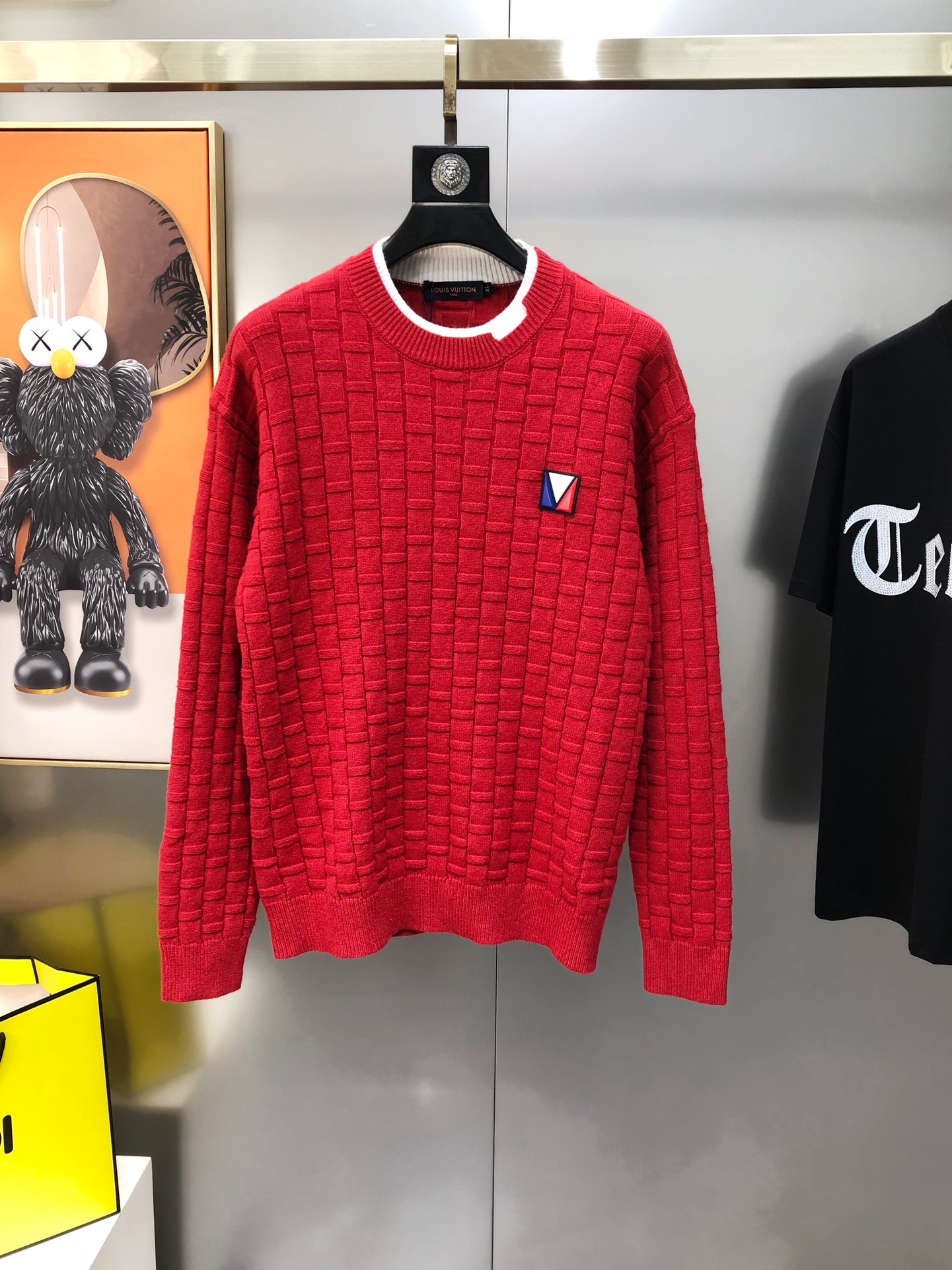 Louis Vuitton Male Basic Clothing Cotton Red M-l-xl