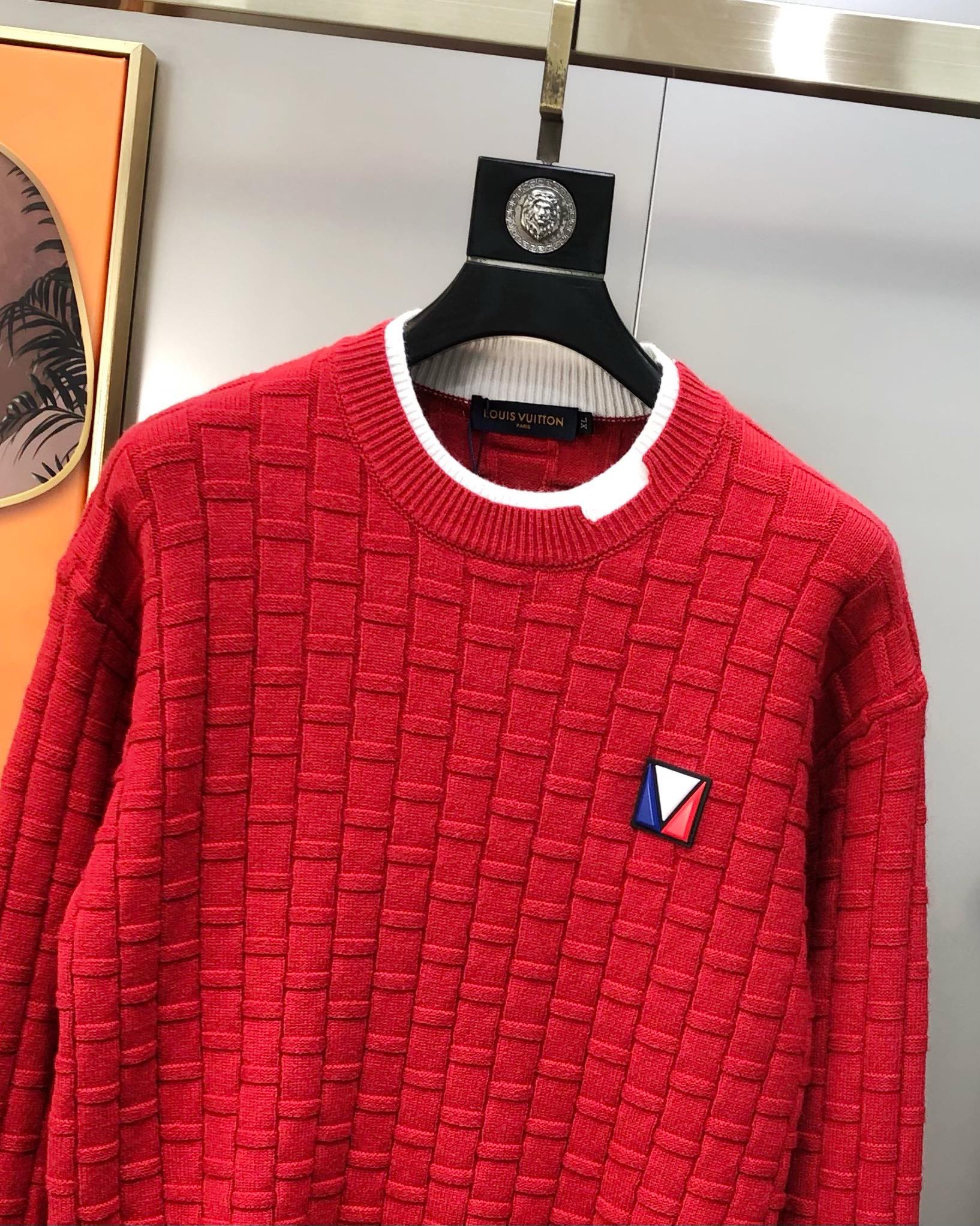 Louis Vuitton Male Basic Clothing Cotton Red M-l-xl