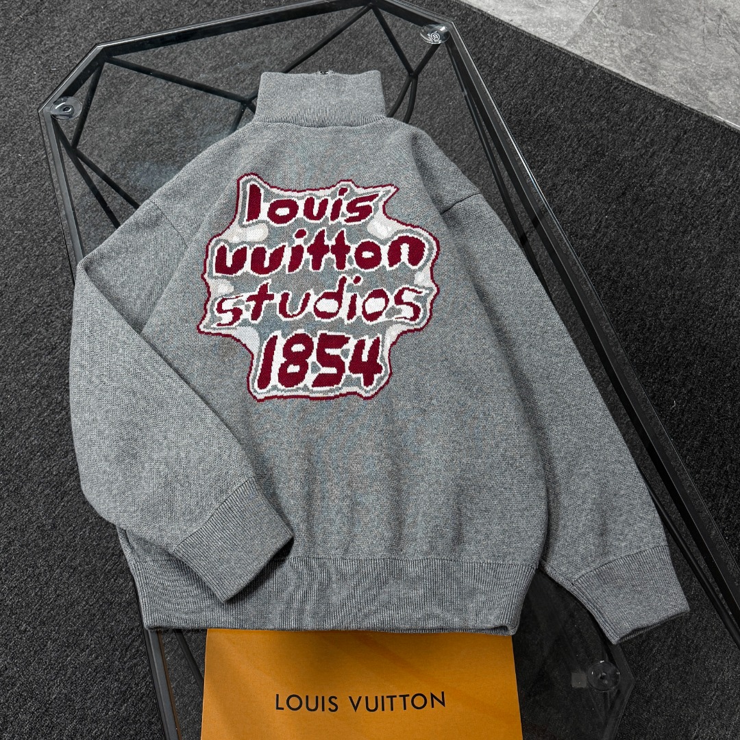 Louis Vuitton Couple Basic Clothing Wool Black Xs-s-l