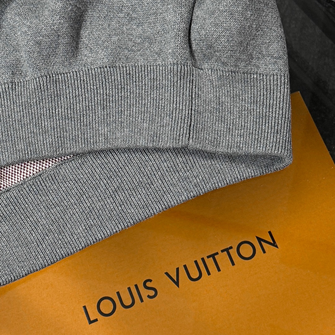 Louis Vuitton Couple Basic Clothing Wool Black Xs-s-l