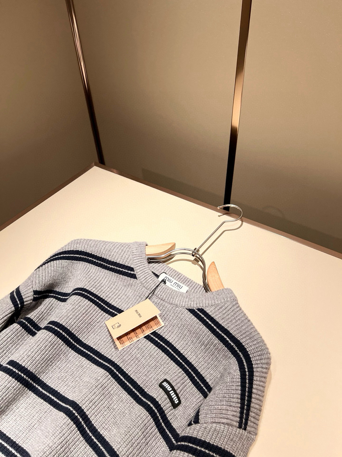 Miu Miu Couple Basic Clothing Wool M-l-xl