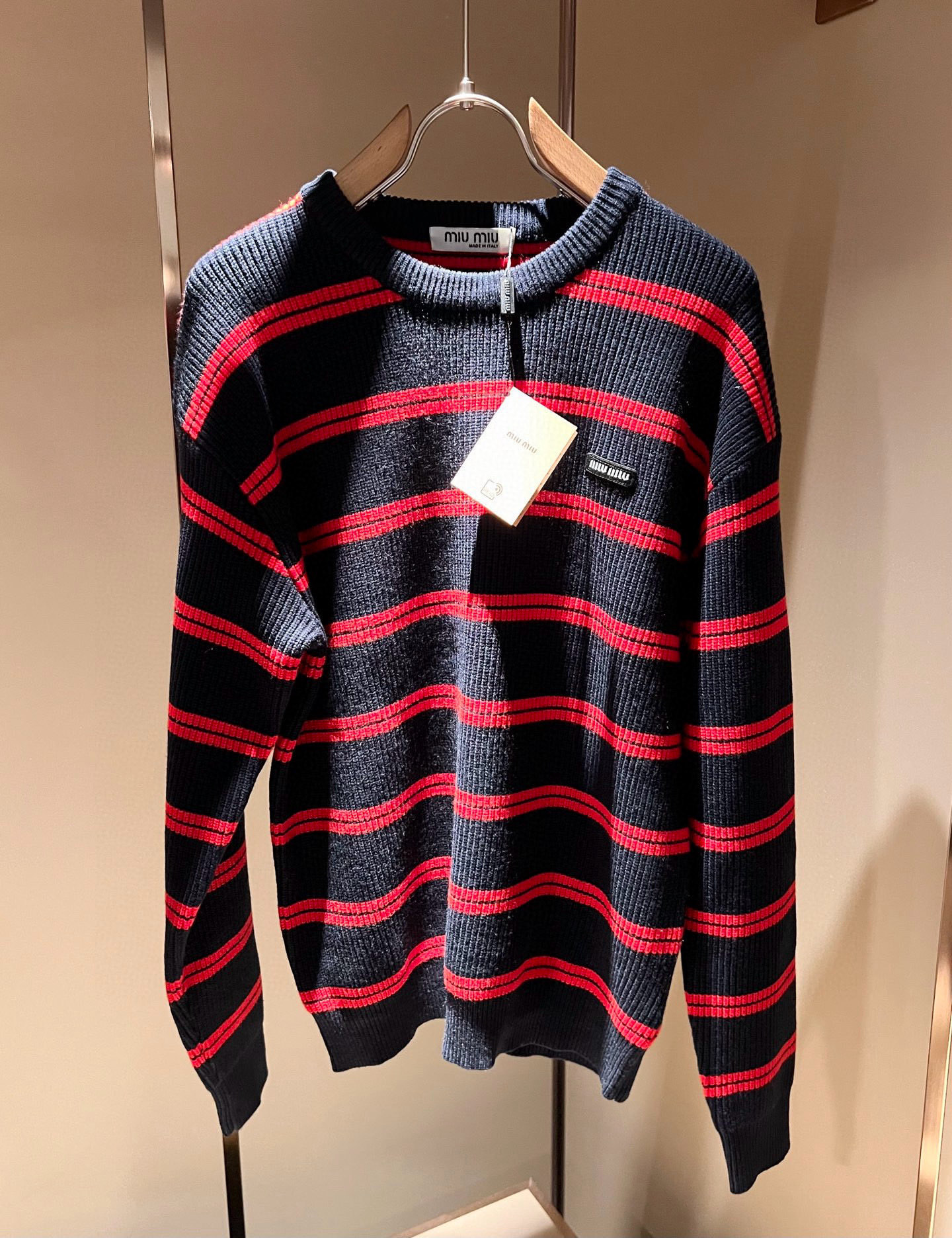 Miu Miu Couple Basic Clothing Wool M-l-xl