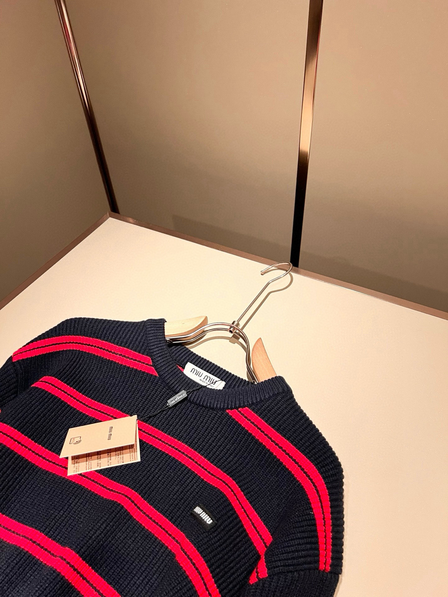 Miu Miu Couple Basic Clothing Wool M-l-xl