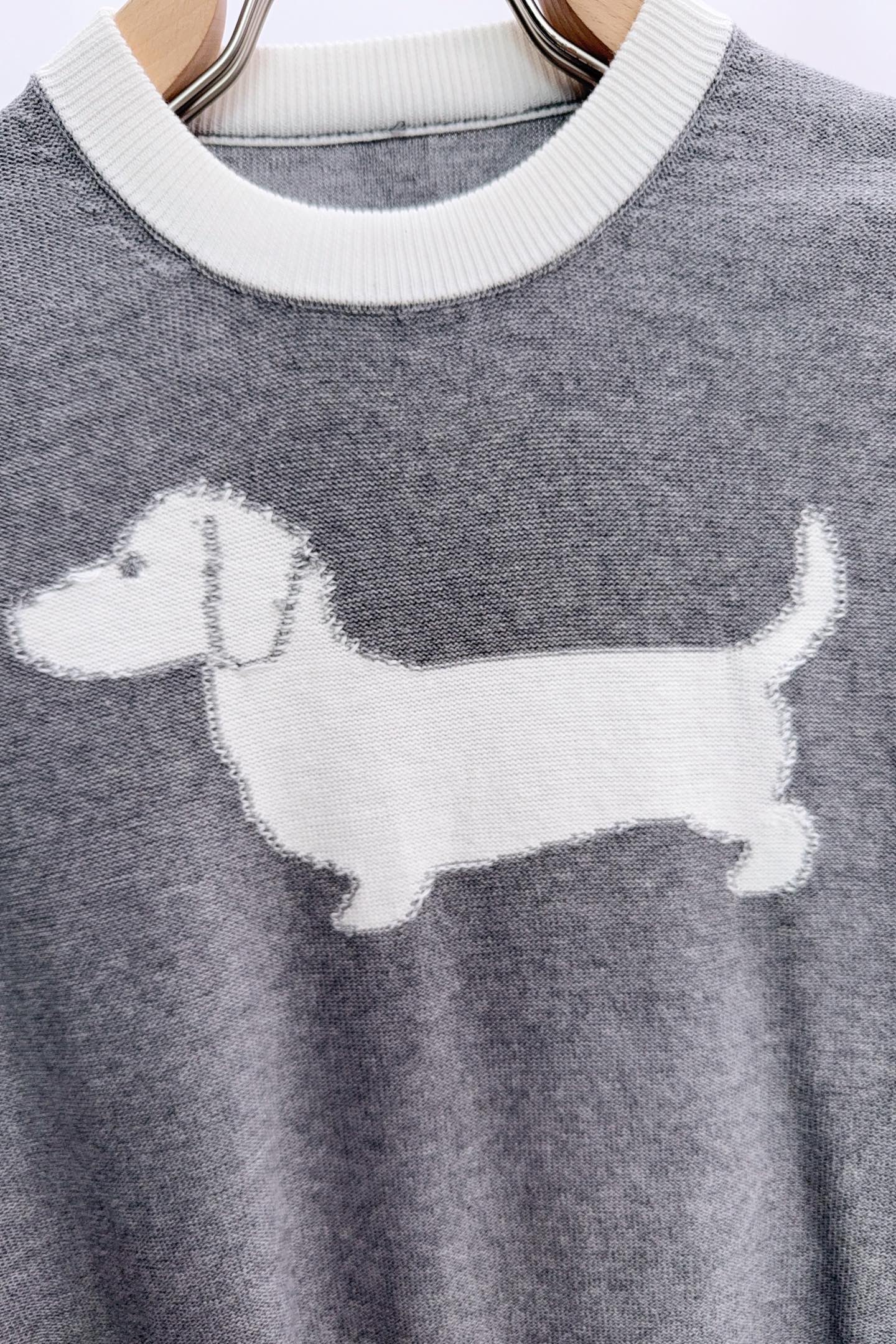 Thom Browne Couple Basic Clothing Cotton White Loose Fit M-234