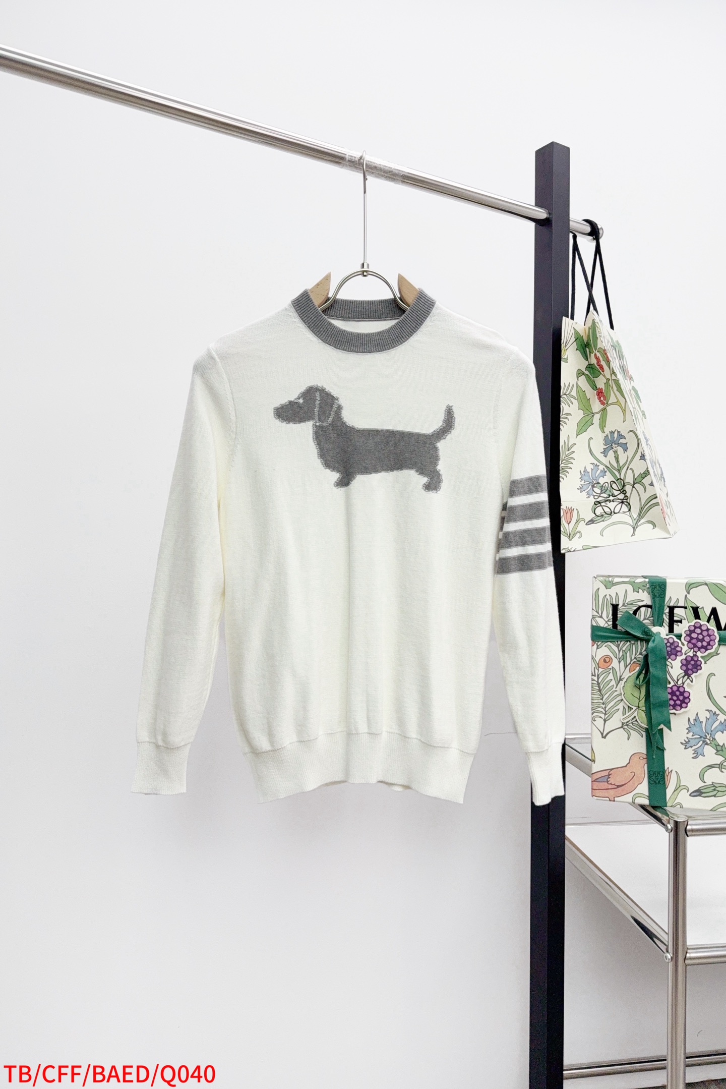 Thom Browne Couple Basic Clothing Cotton White Loose Fit M-234