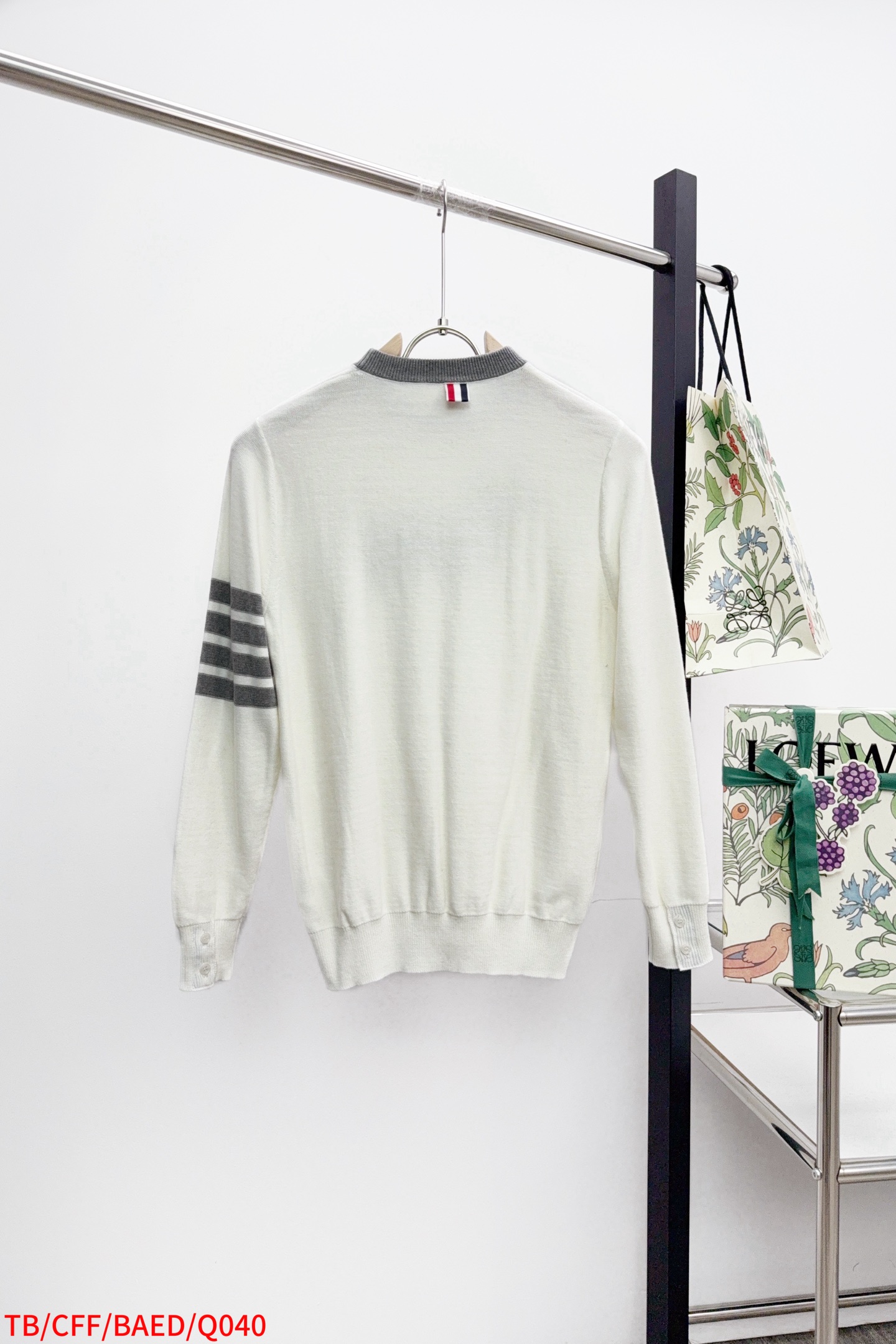 Thom Browne Couple Basic Clothing Cotton White Loose Fit M-234