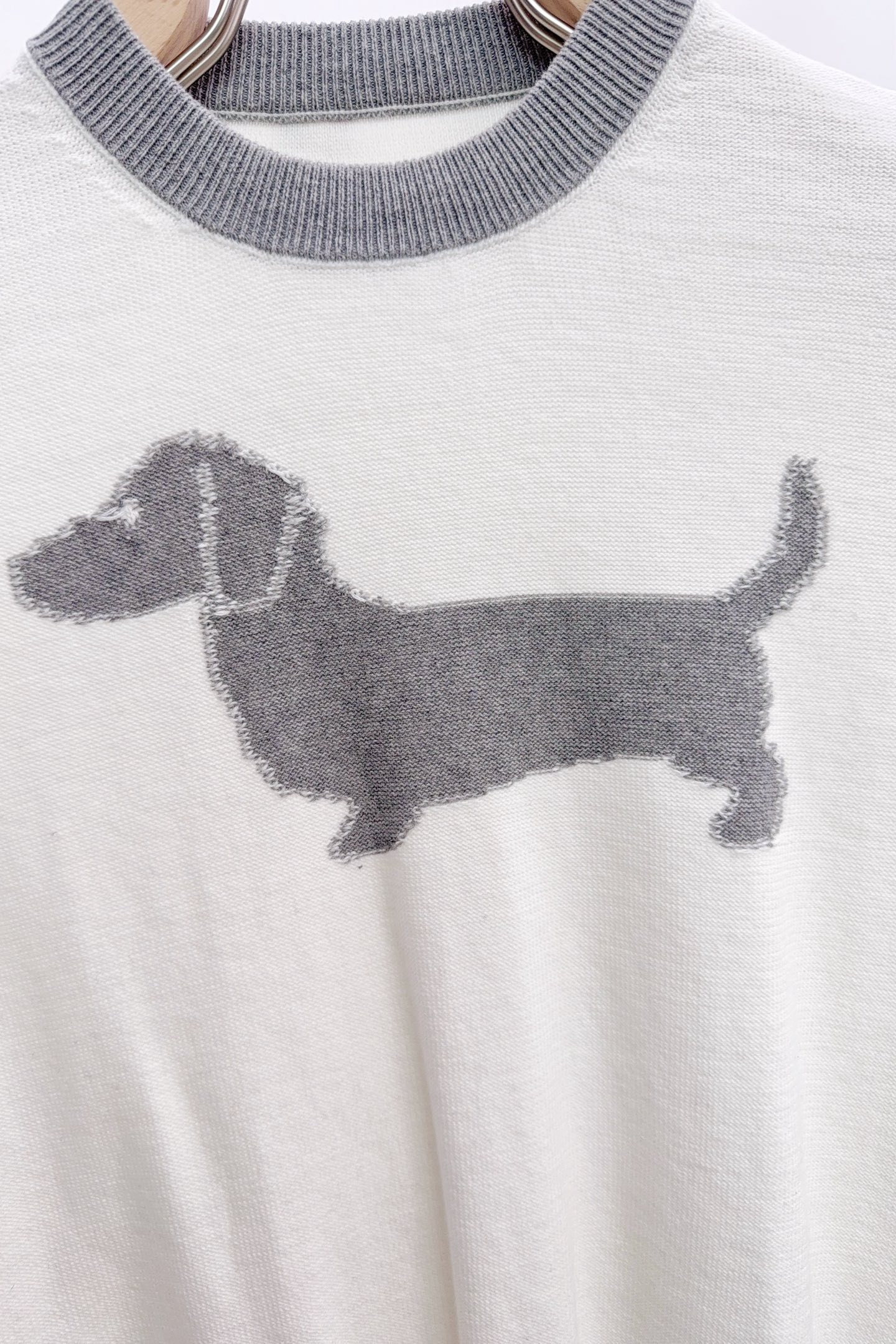 Thom Browne Couple Basic Clothing Cotton White Loose Fit M-234