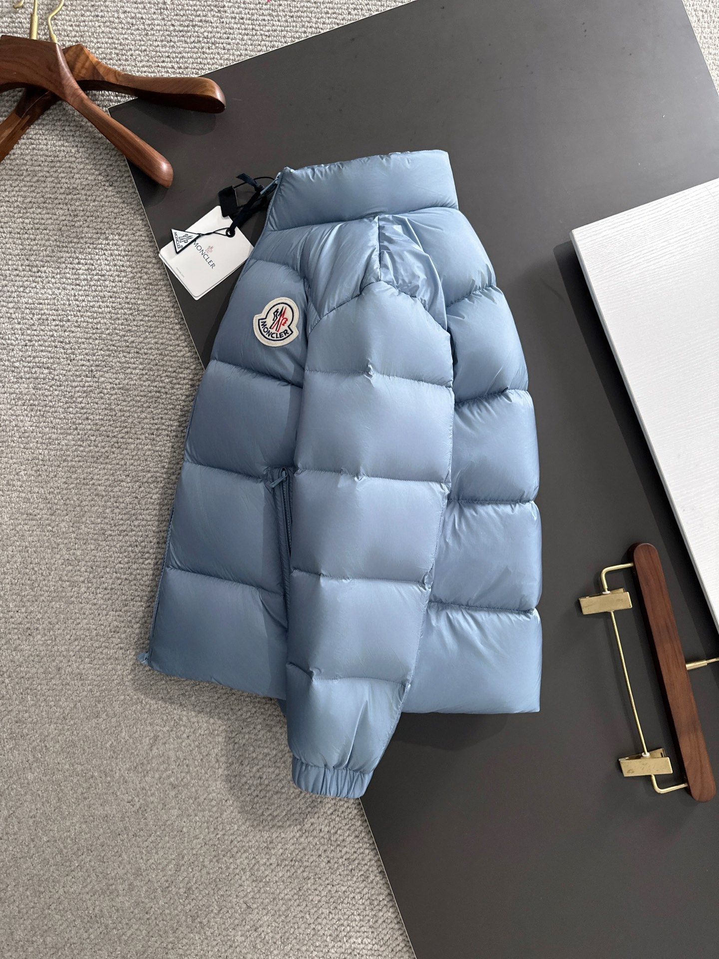 Moncler Down Jacket Goose Down Blue S-m-l-xl