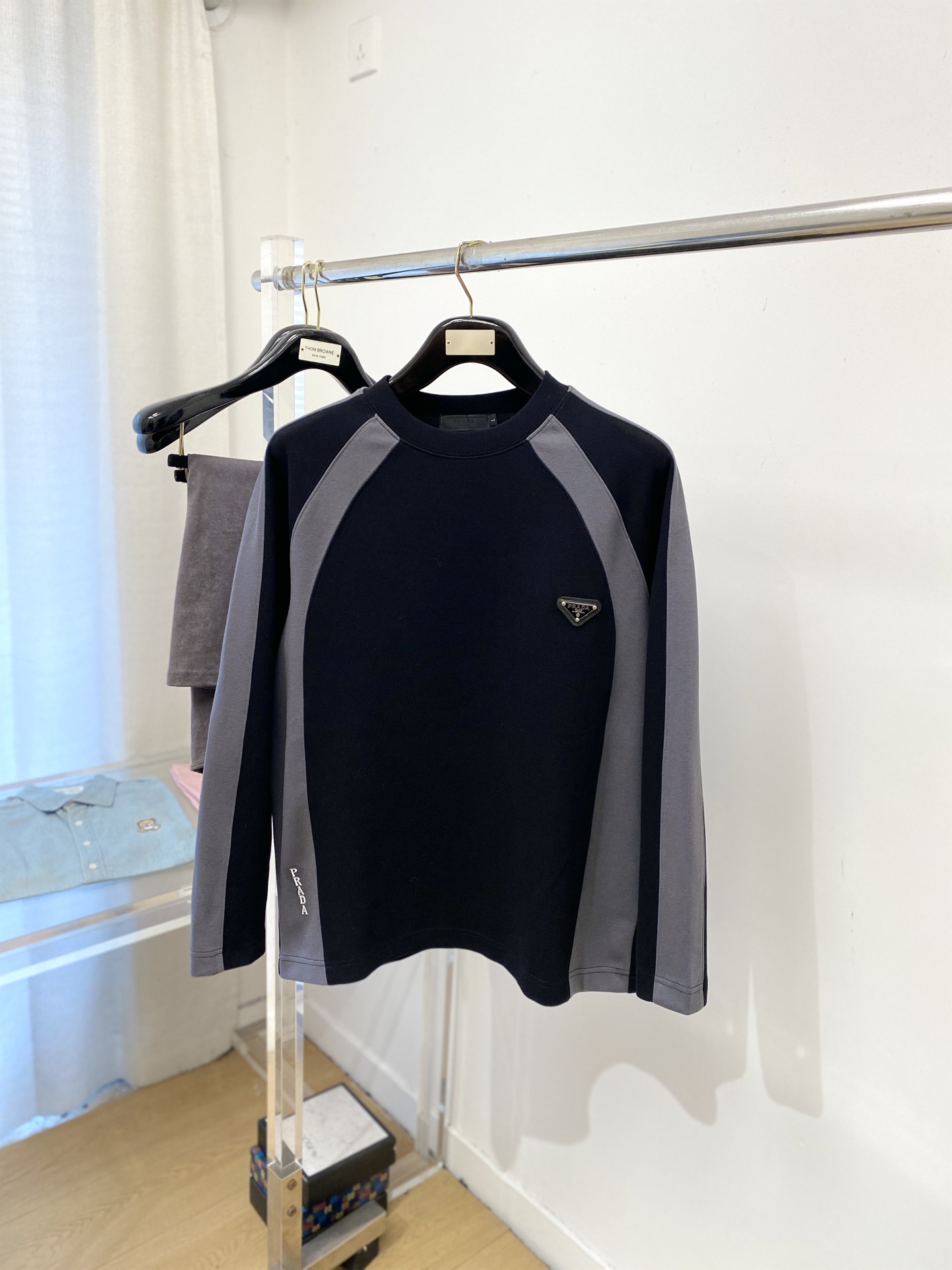 Prada Hoodie Cotton M-l-xl