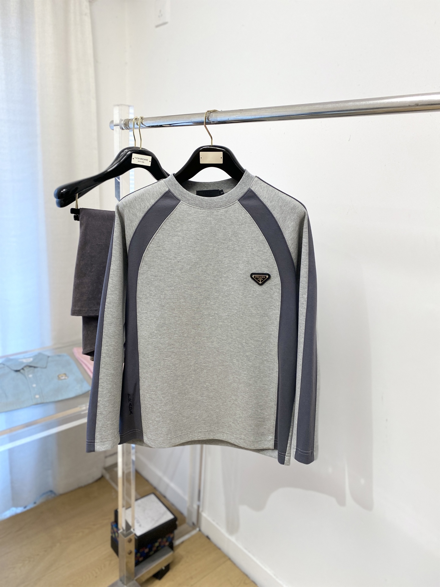 Prada Hoodie Cotton M-l-xl