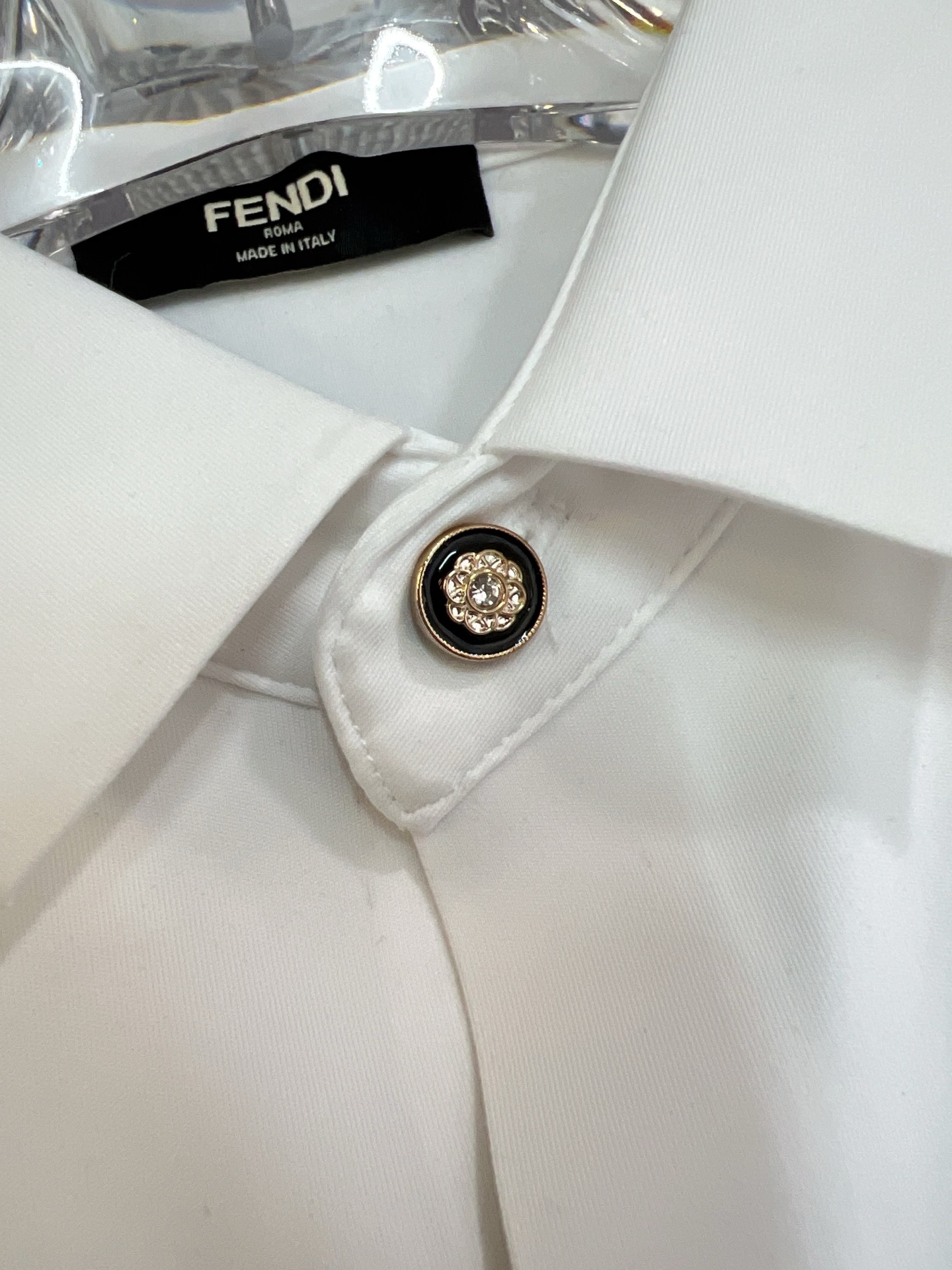 Fendi Male Shirt Cotton Slim Fit M-xl