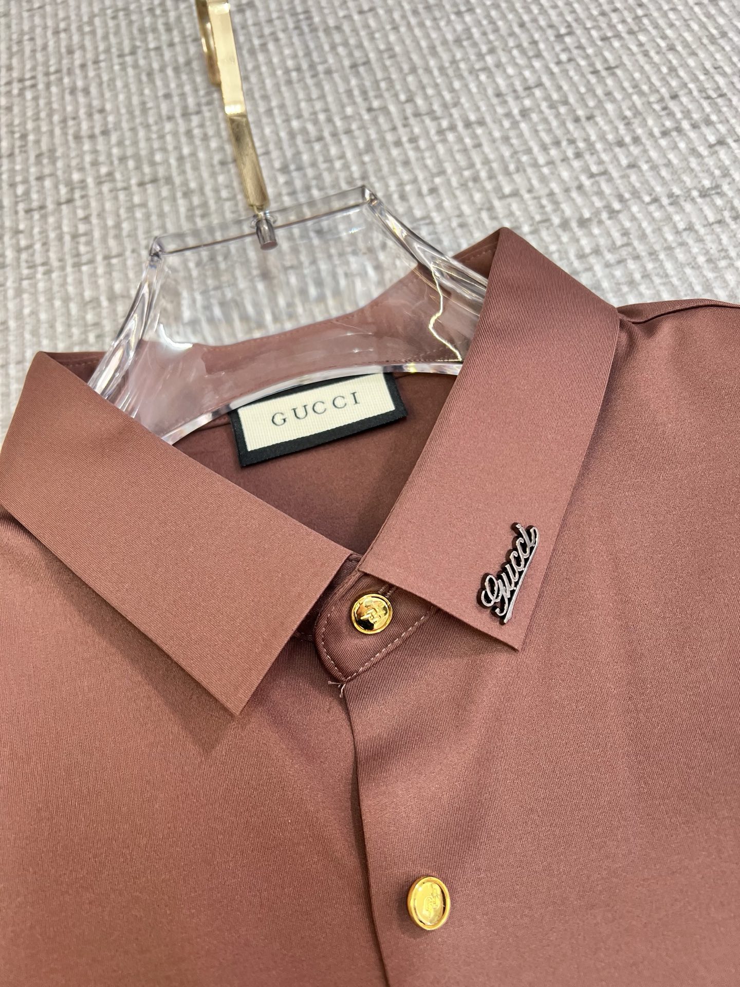 Gucci Male Shirt Cotton Slim Fit M-xl