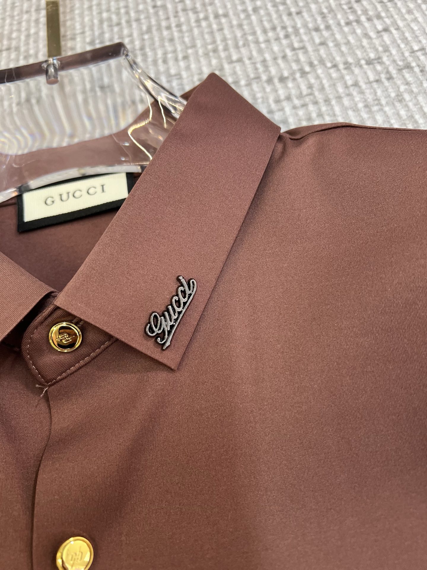 Gucci Male Shirt Cotton Slim Fit M-xl