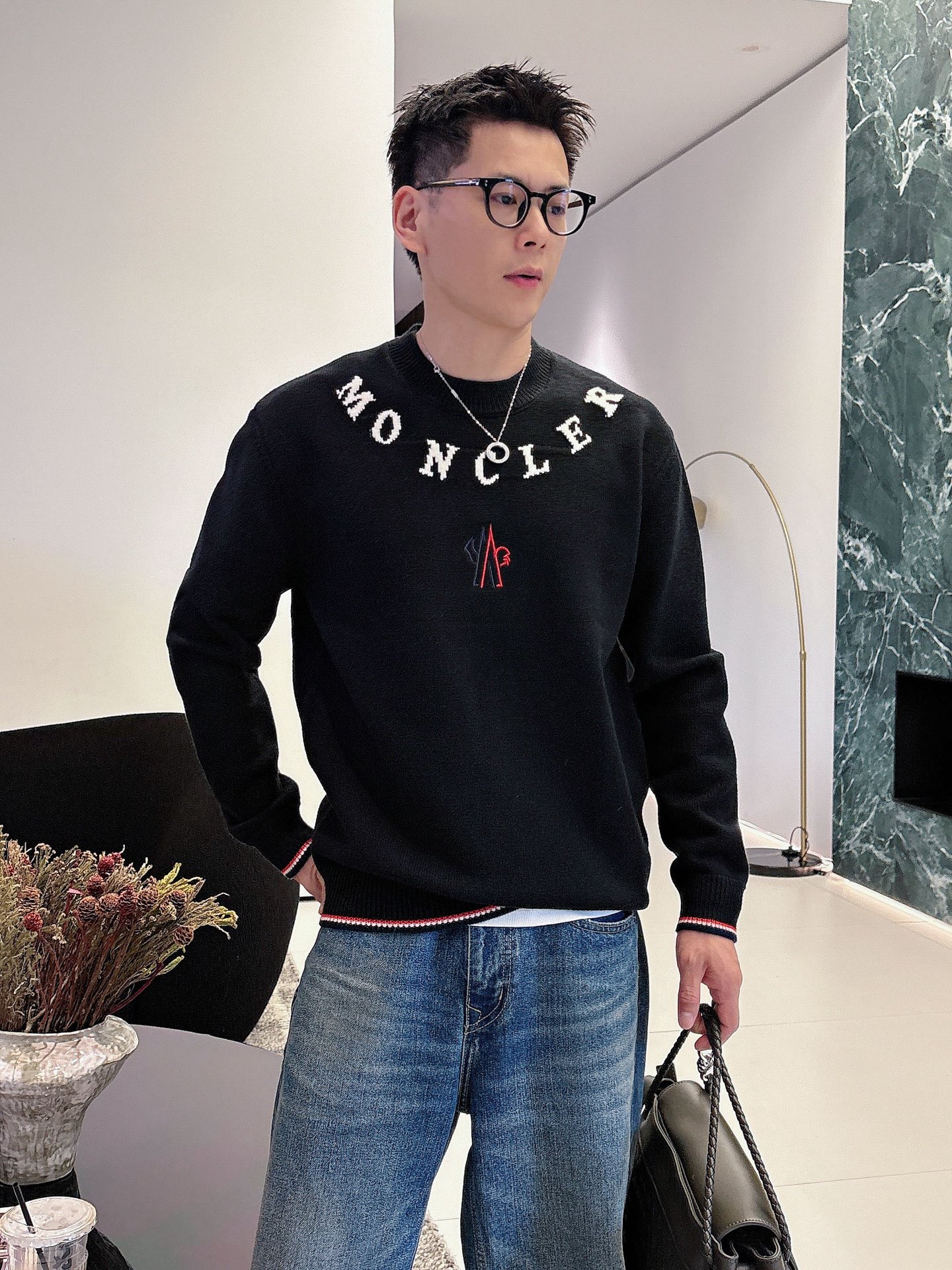 Moncler Male Basic Clothing Wool M-l-xl