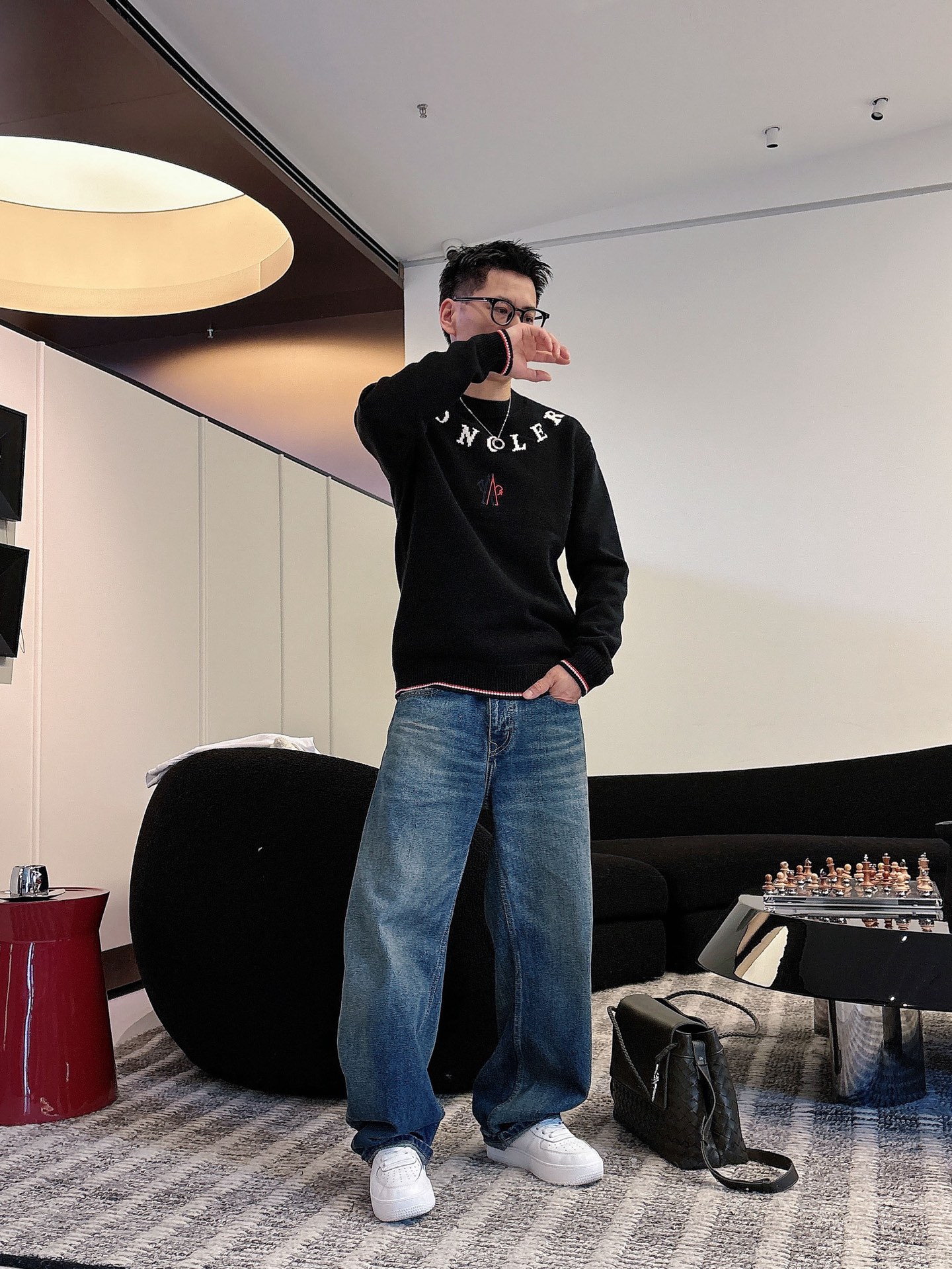 Moncler Male Basic Clothing Wool M-l-xl