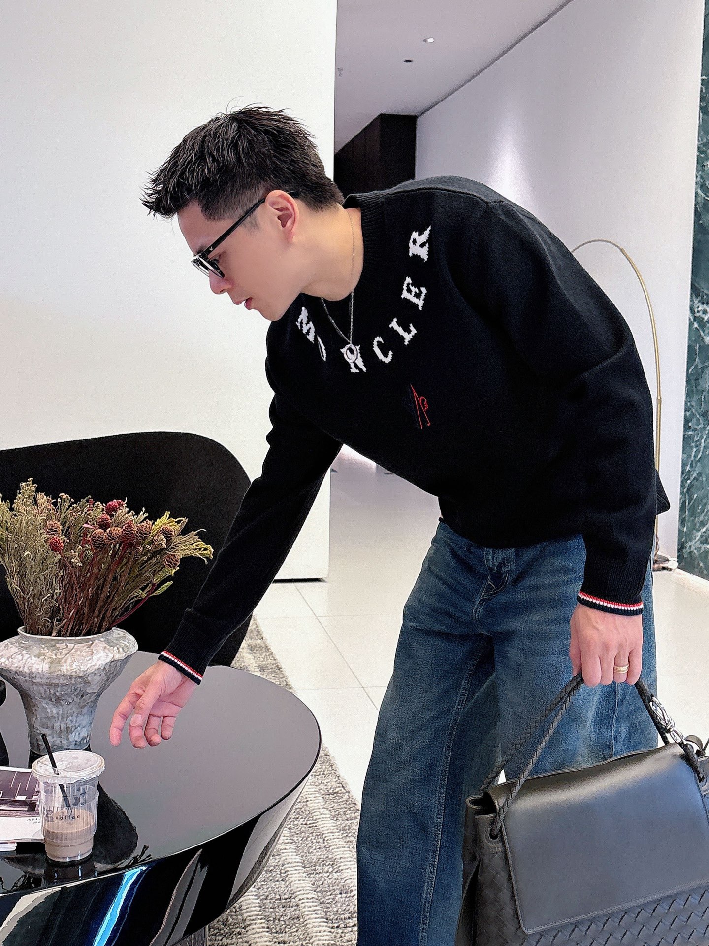 Moncler Male Basic Clothing Wool M-l-xl