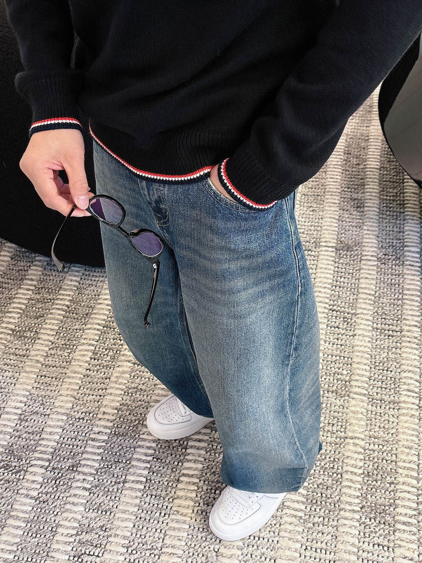 Moncler Male Basic Clothing Wool M-l-xl