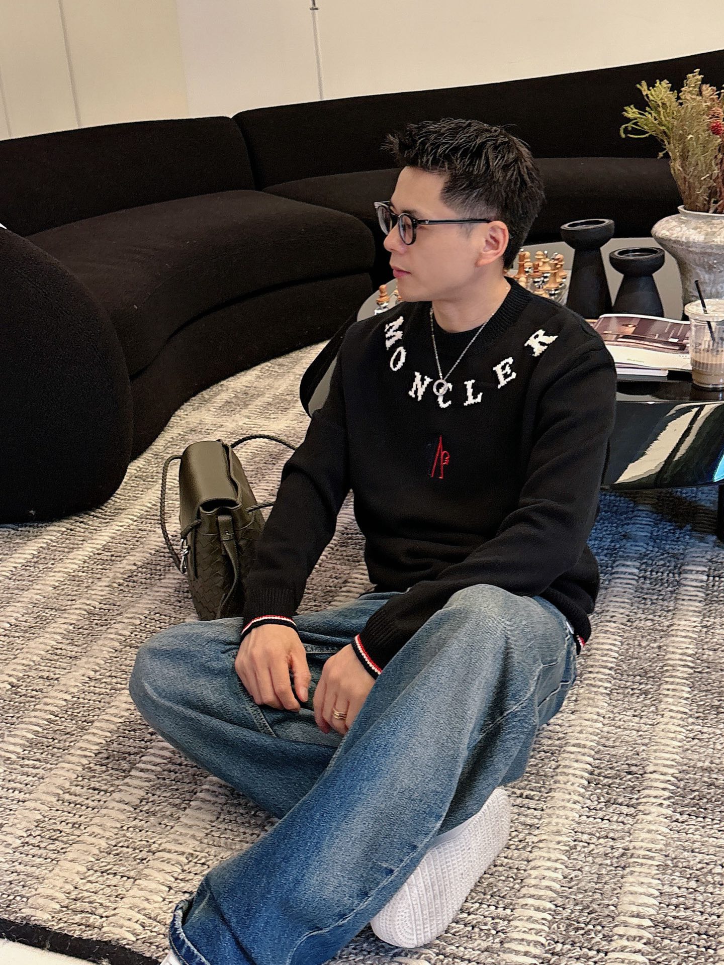 Moncler Male Basic Clothing Wool M-l-xl