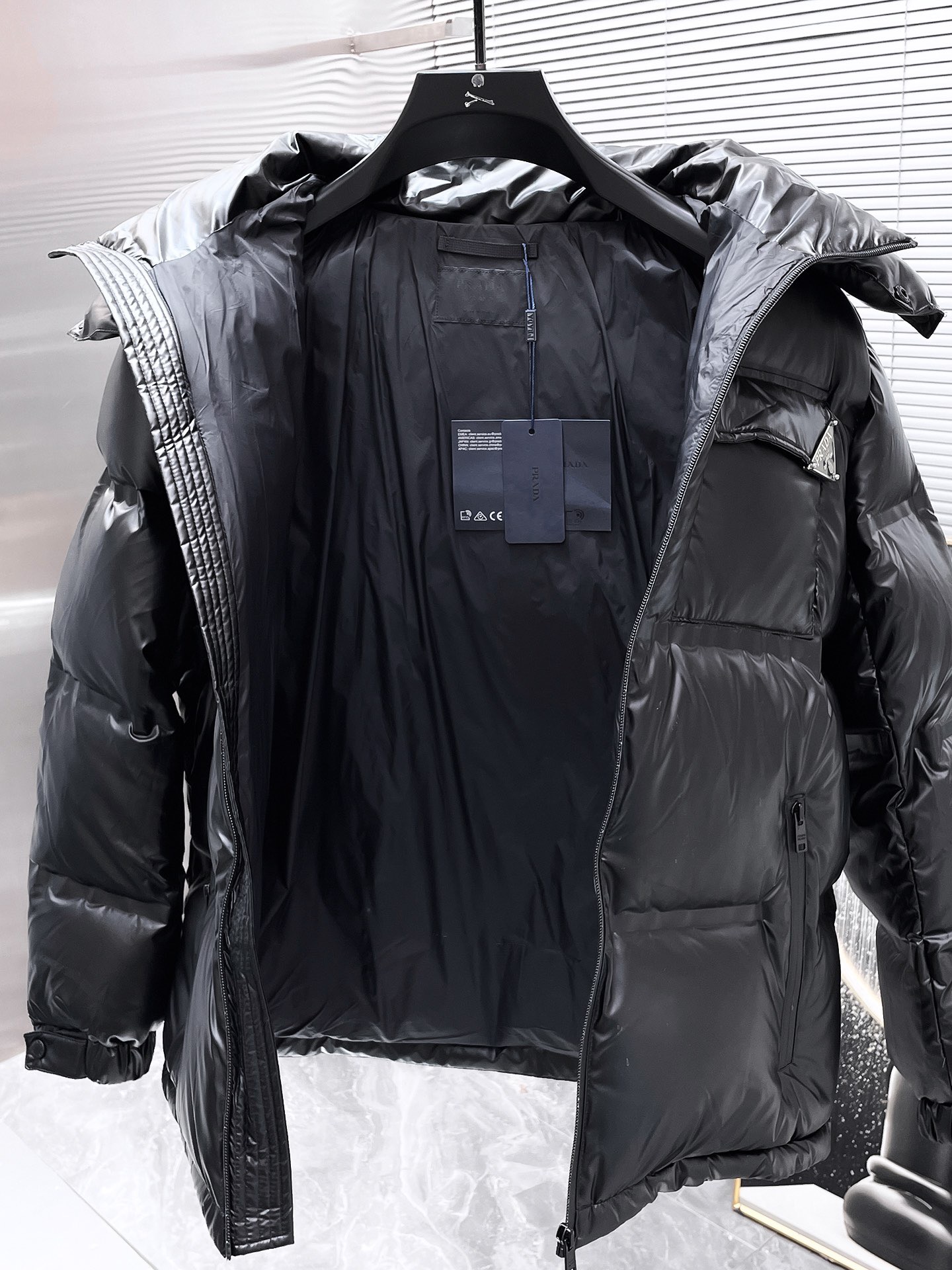 Prada Couple Down Jacket Goose Down M-l-xl