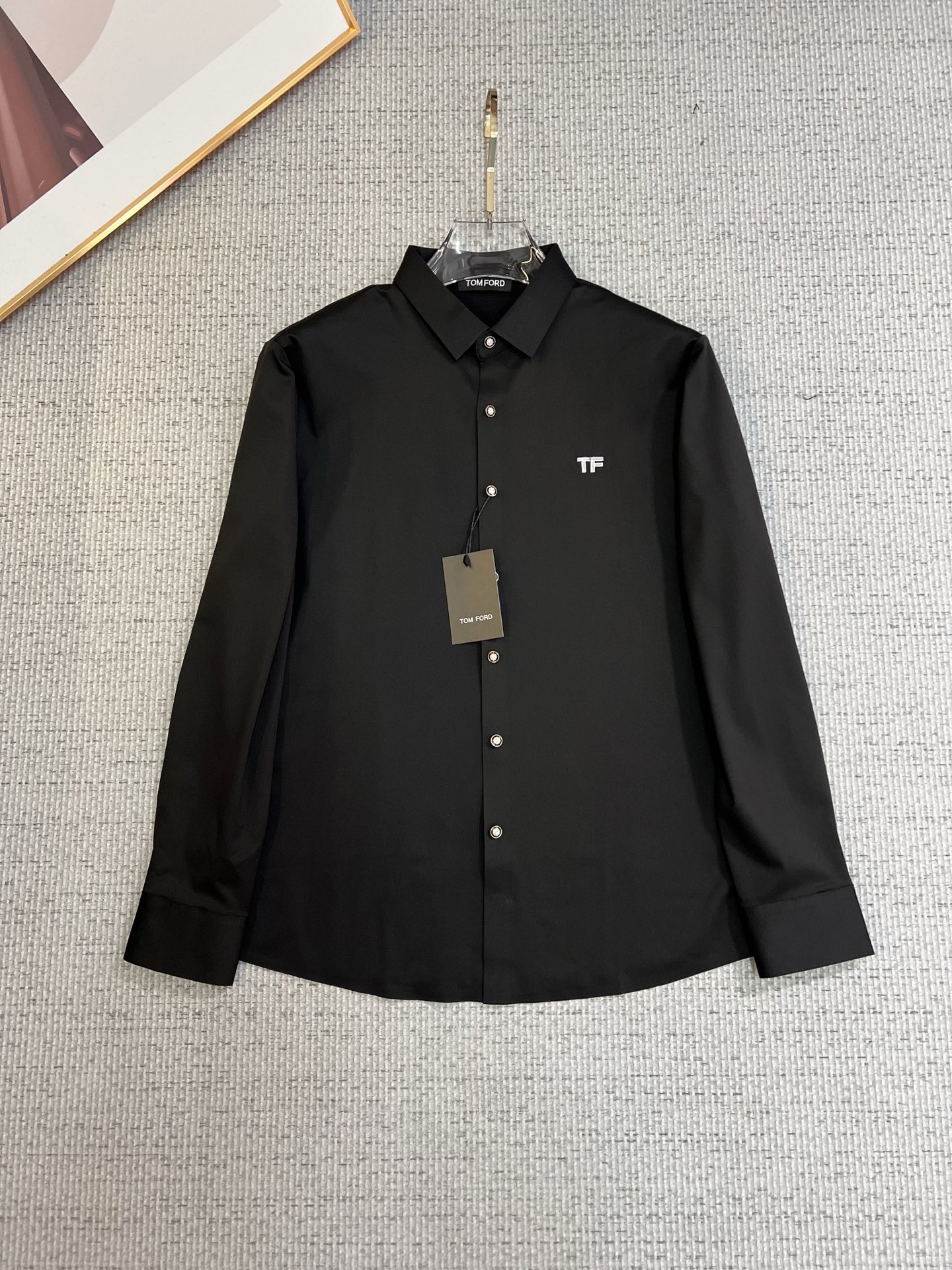 Tom Ford Male Shirt Cotton Slim Fit M-xl