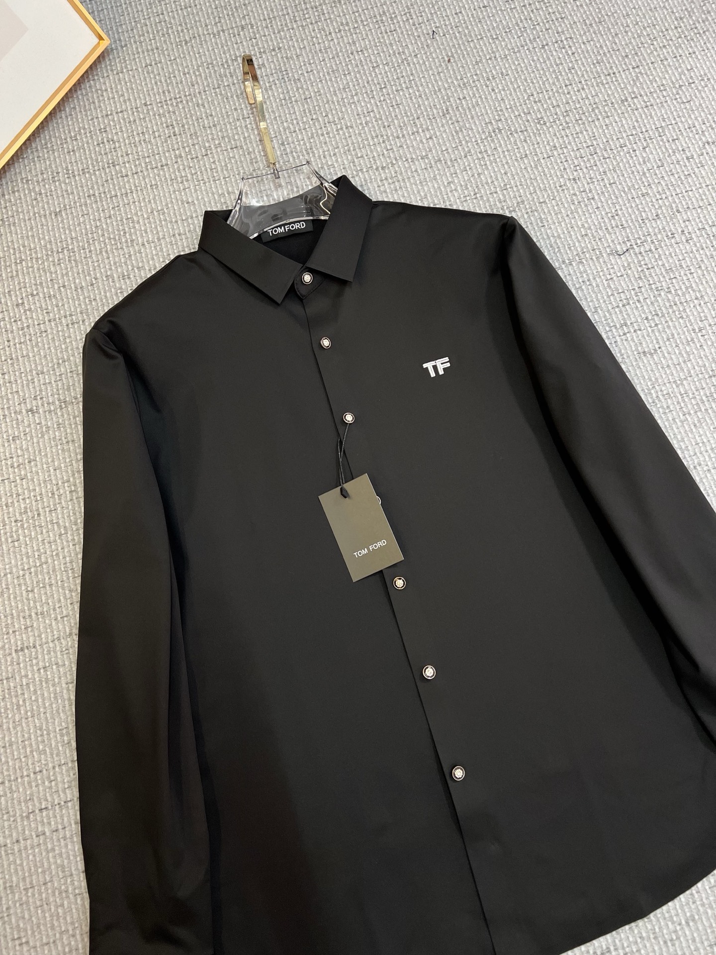 Tom Ford Male Shirt Cotton Slim Fit M-xl