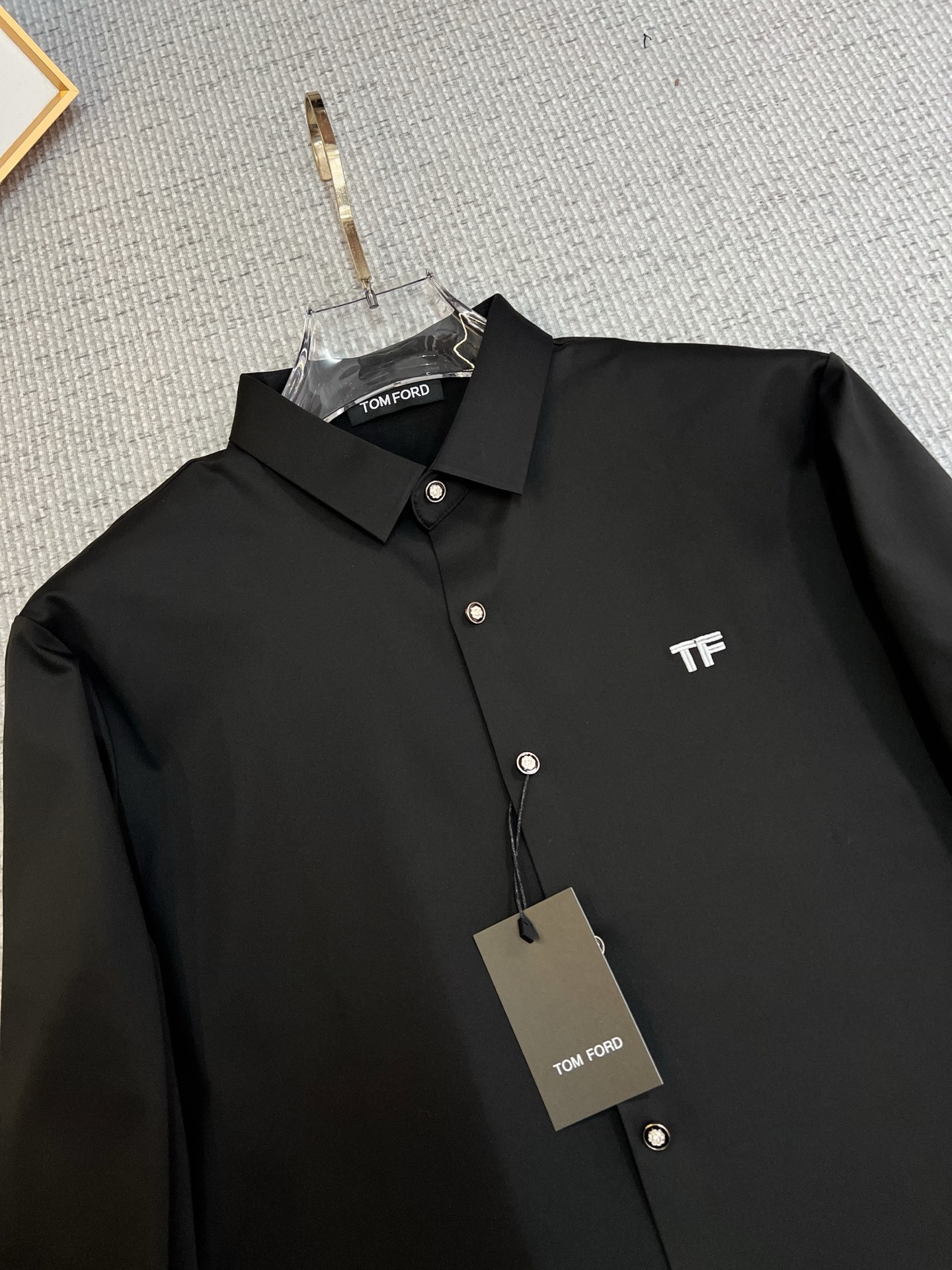 Tom Ford Male Shirt Cotton Slim Fit M-xl