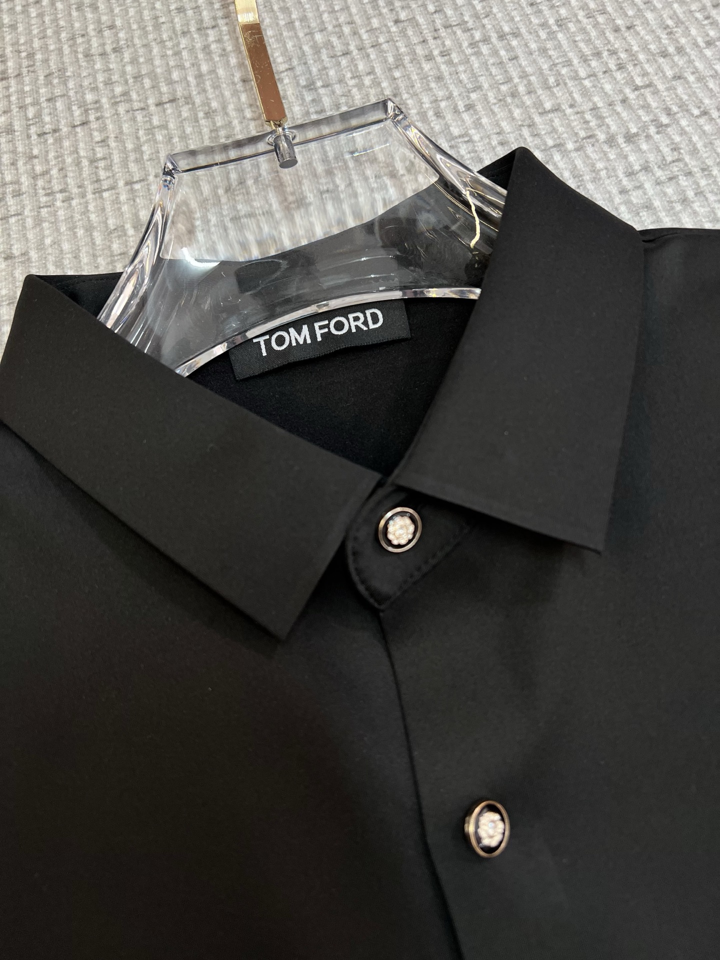Tom Ford Male Shirt Cotton Slim Fit M-xl