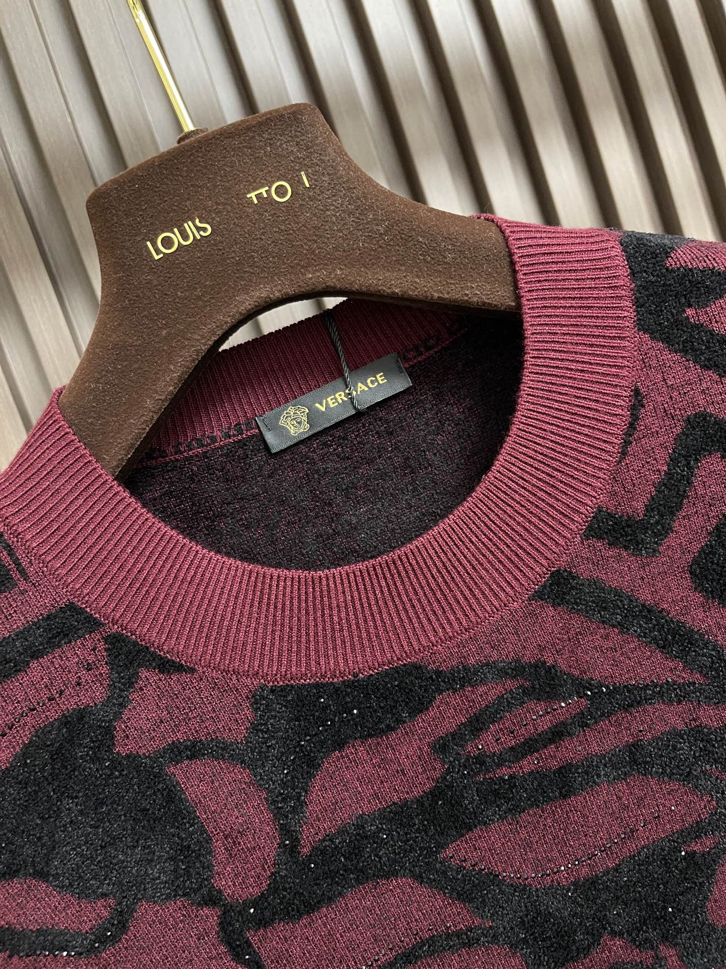 Versace Male Basic Clothing Wool S-m-xl