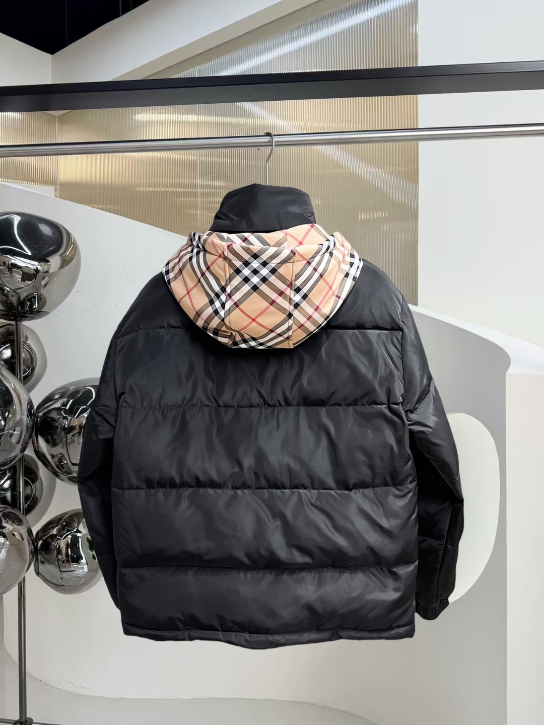 Burberry Couple Down Jacket Goose Down M-l-xl