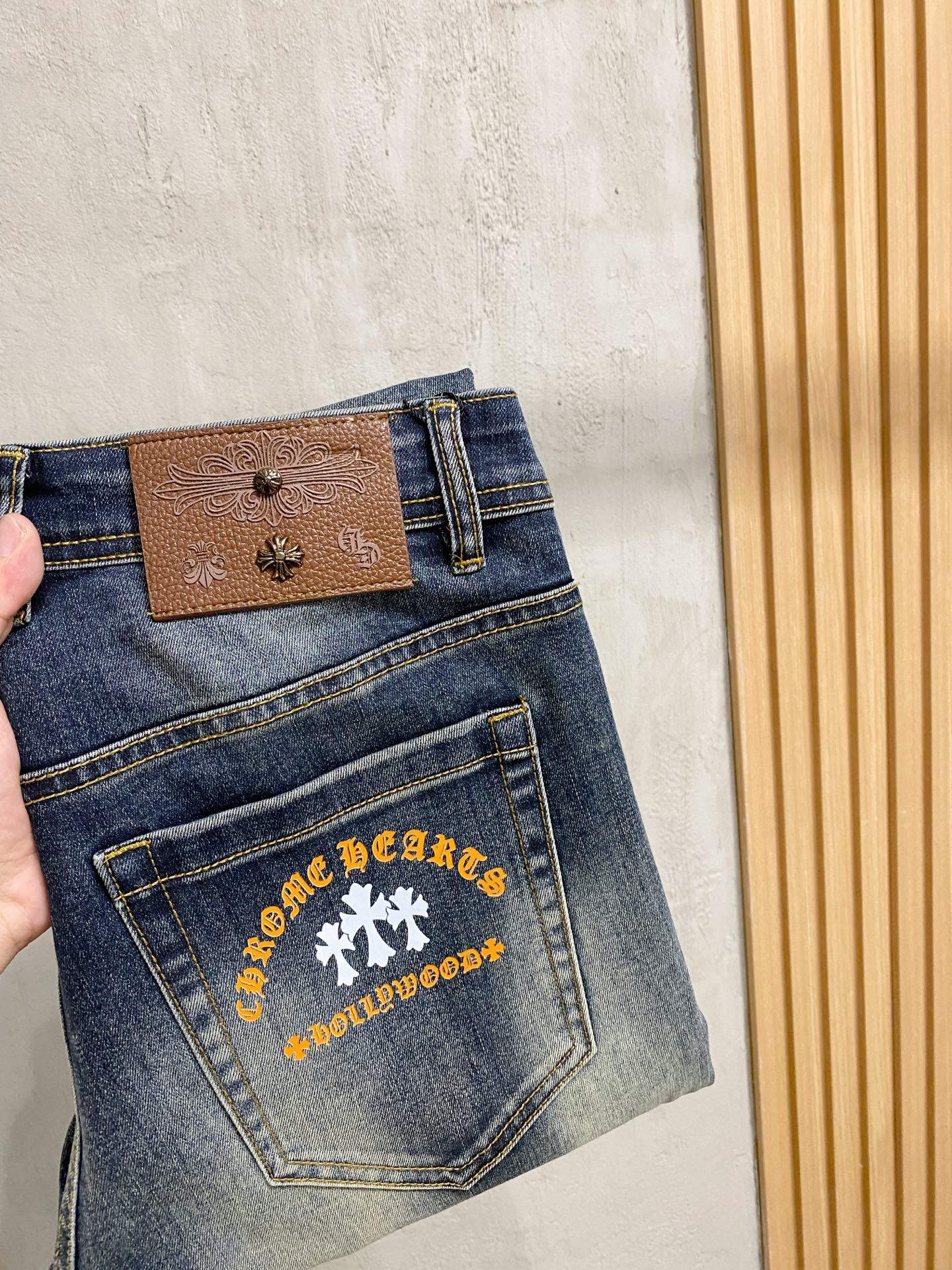 Chrome Hearts Jeans Slim Fit S