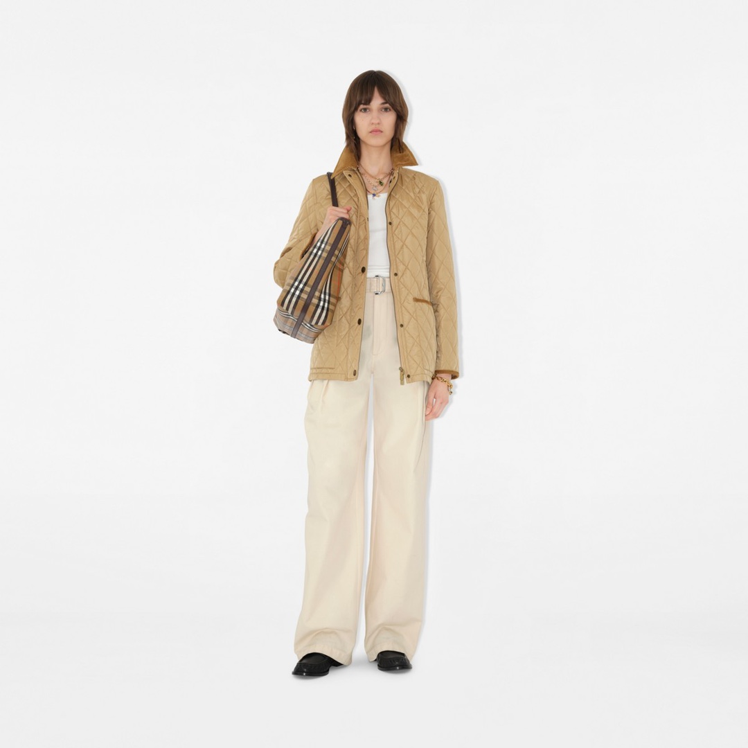 Burberry Female Jacket Cotton Black Slim Fit S-m-l-xl-xxl