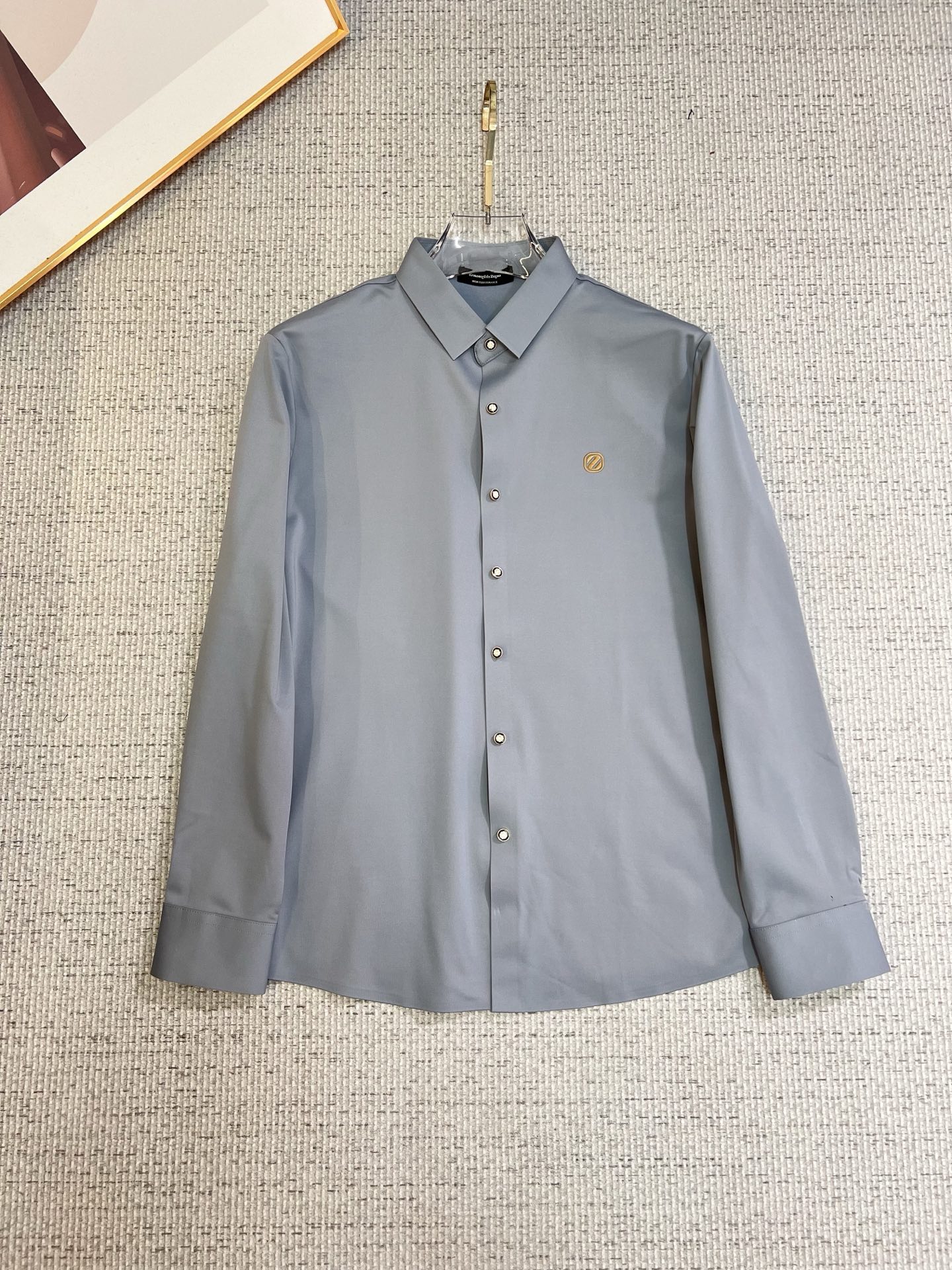 Ermenegildo Zegna Male Shirt Cotton Slim Fit M-xl