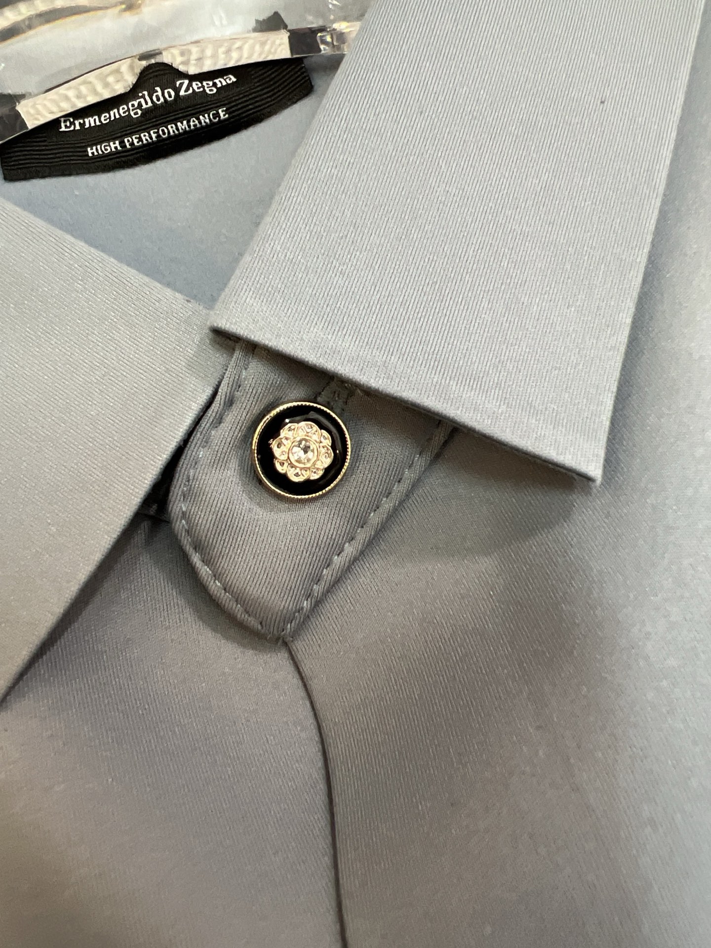 Ermenegildo Zegna Male Shirt Cotton Slim Fit M-xl