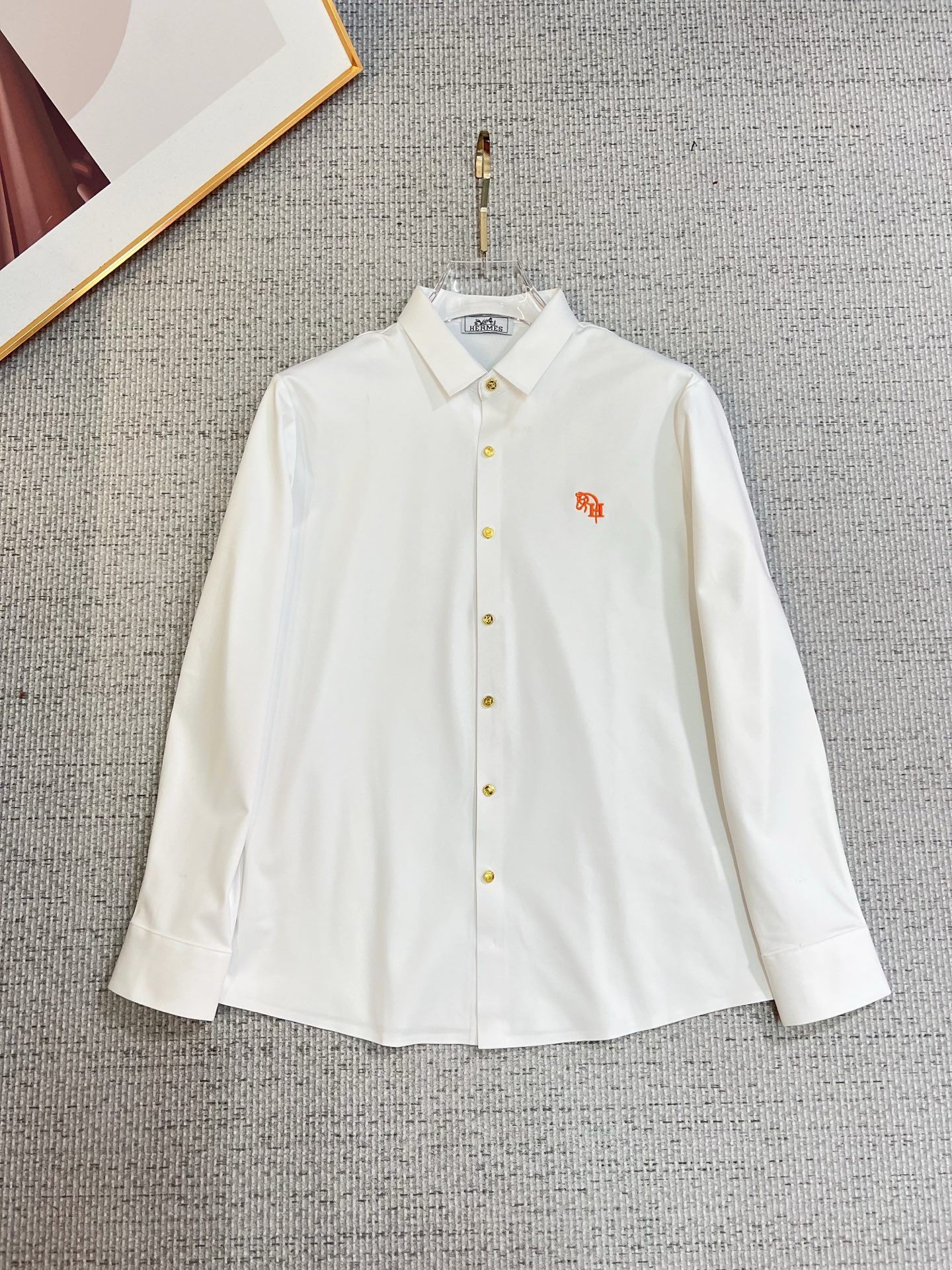 Hermès Male Shirt Cotton Slim Fit M-xl