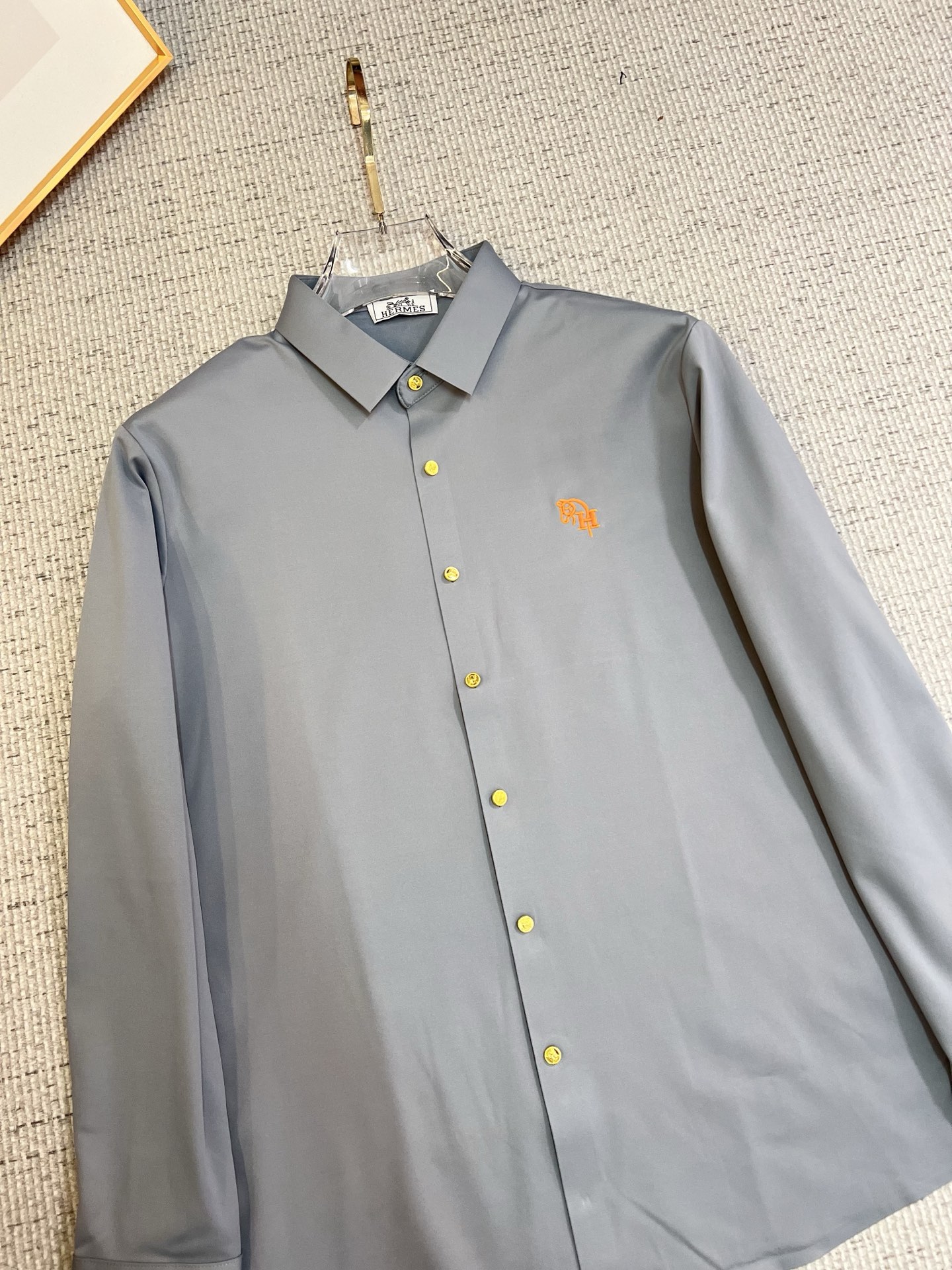 Hermès Male Shirt Cotton Slim Fit M-xl