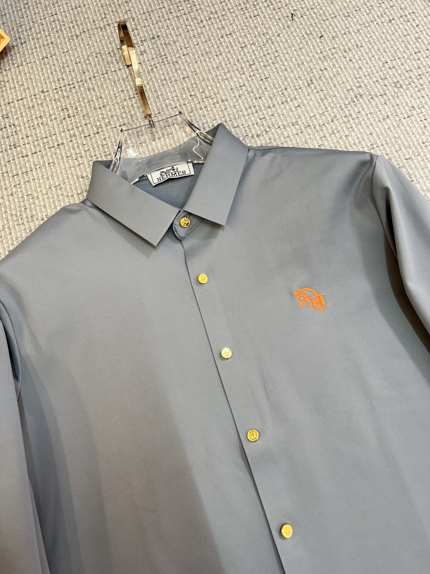 Hermès Male Shirt Cotton Slim Fit M-xl