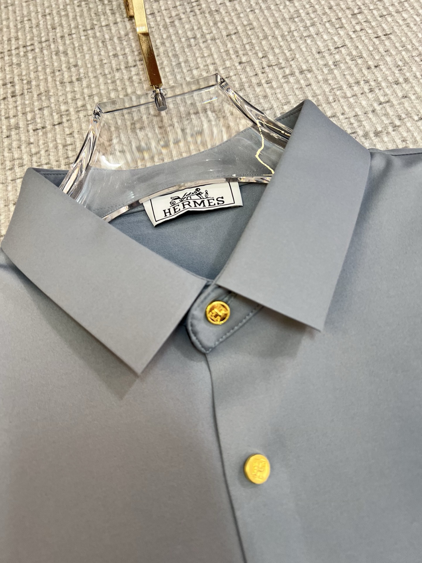 Hermès Male Shirt Cotton Slim Fit M-xl