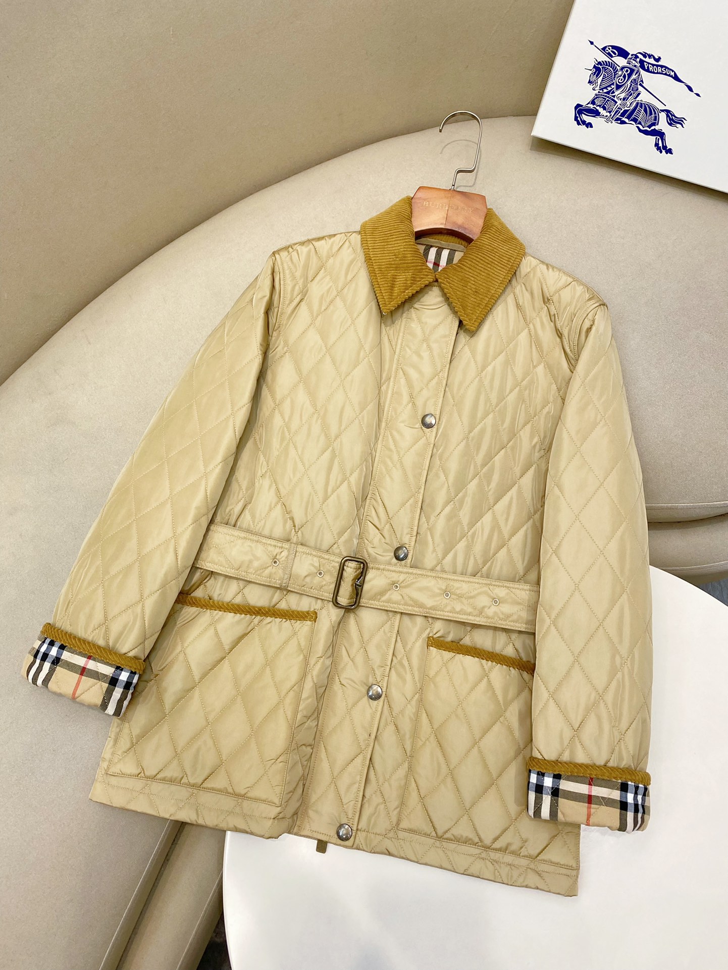 Burberry Female Jacket Cotton Black Loose Fit S-m-l-xl-xxl