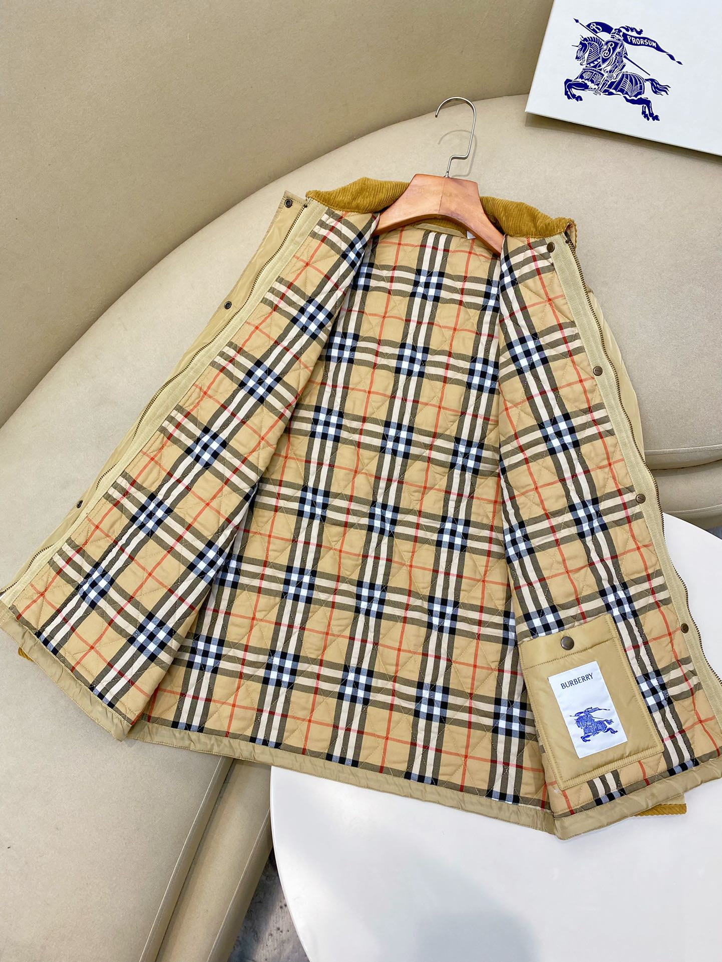 Burberry Female Jacket Cotton Black Loose Fit S-m-l-xl-xxl