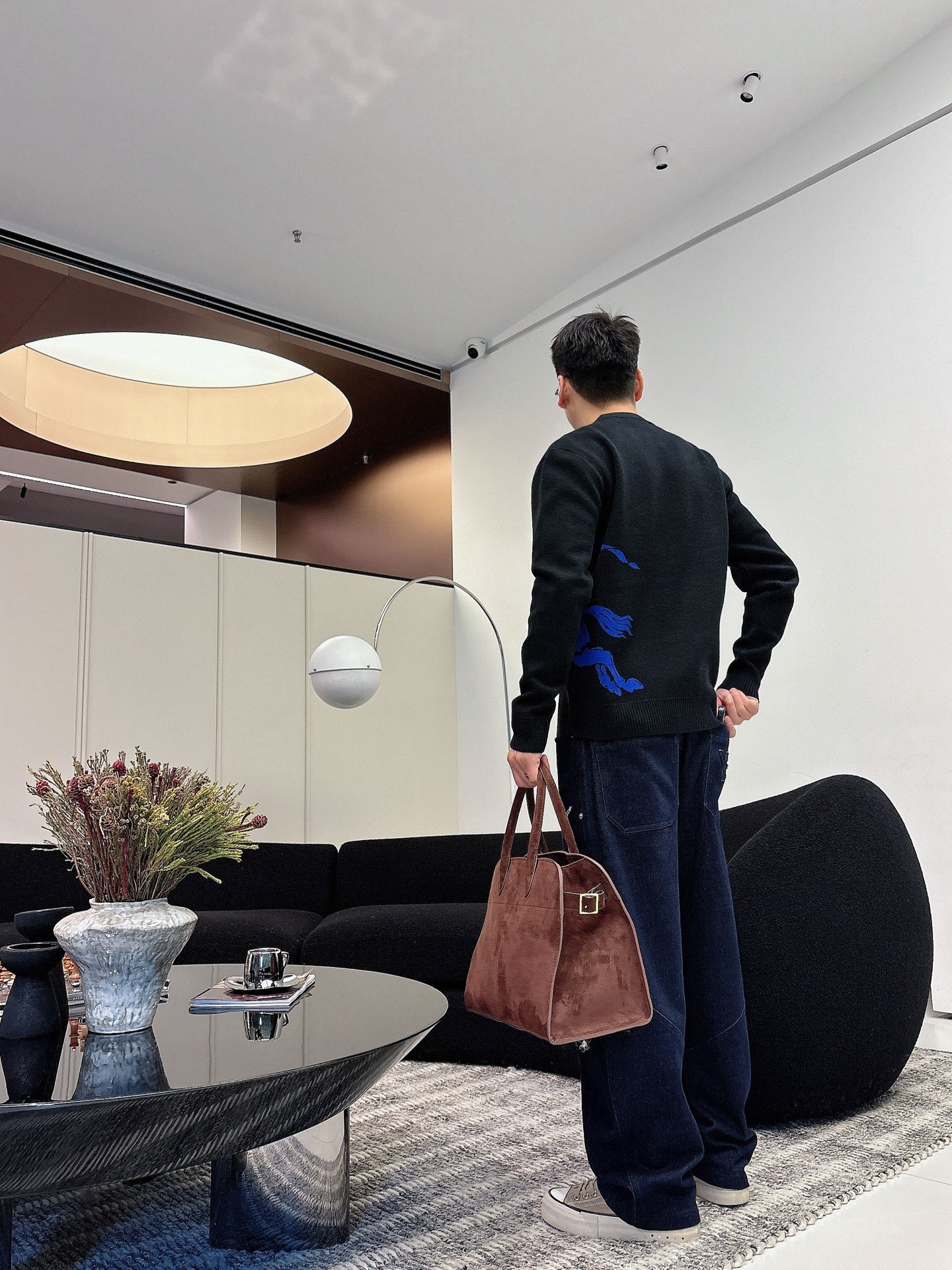 Burberry Male Basic Clothing Wool Loose Fit M-xl