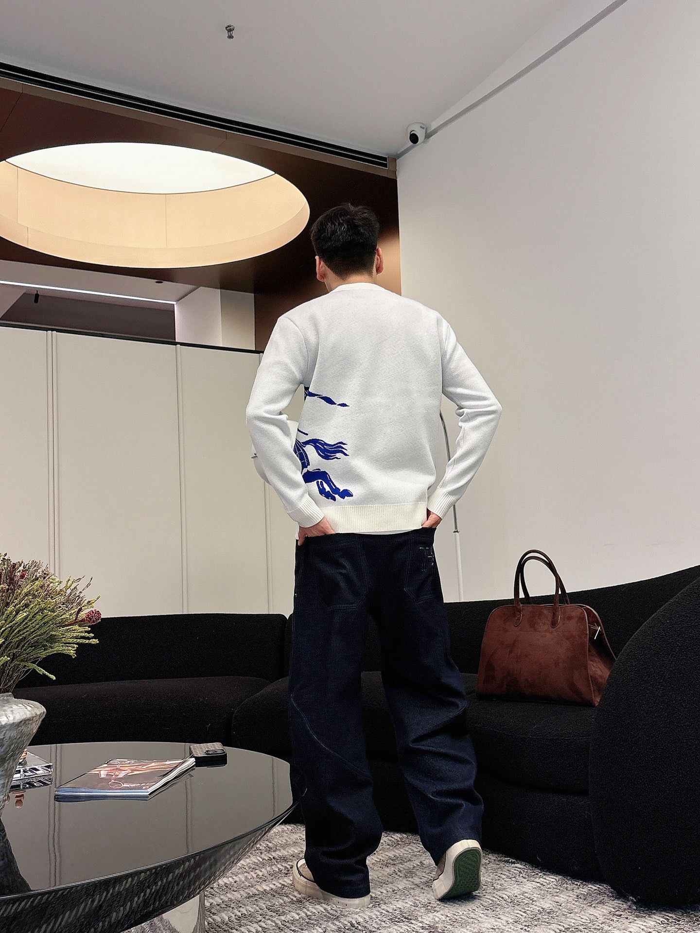 Burberry Male Basic Clothing Wool Loose Fit M-xl