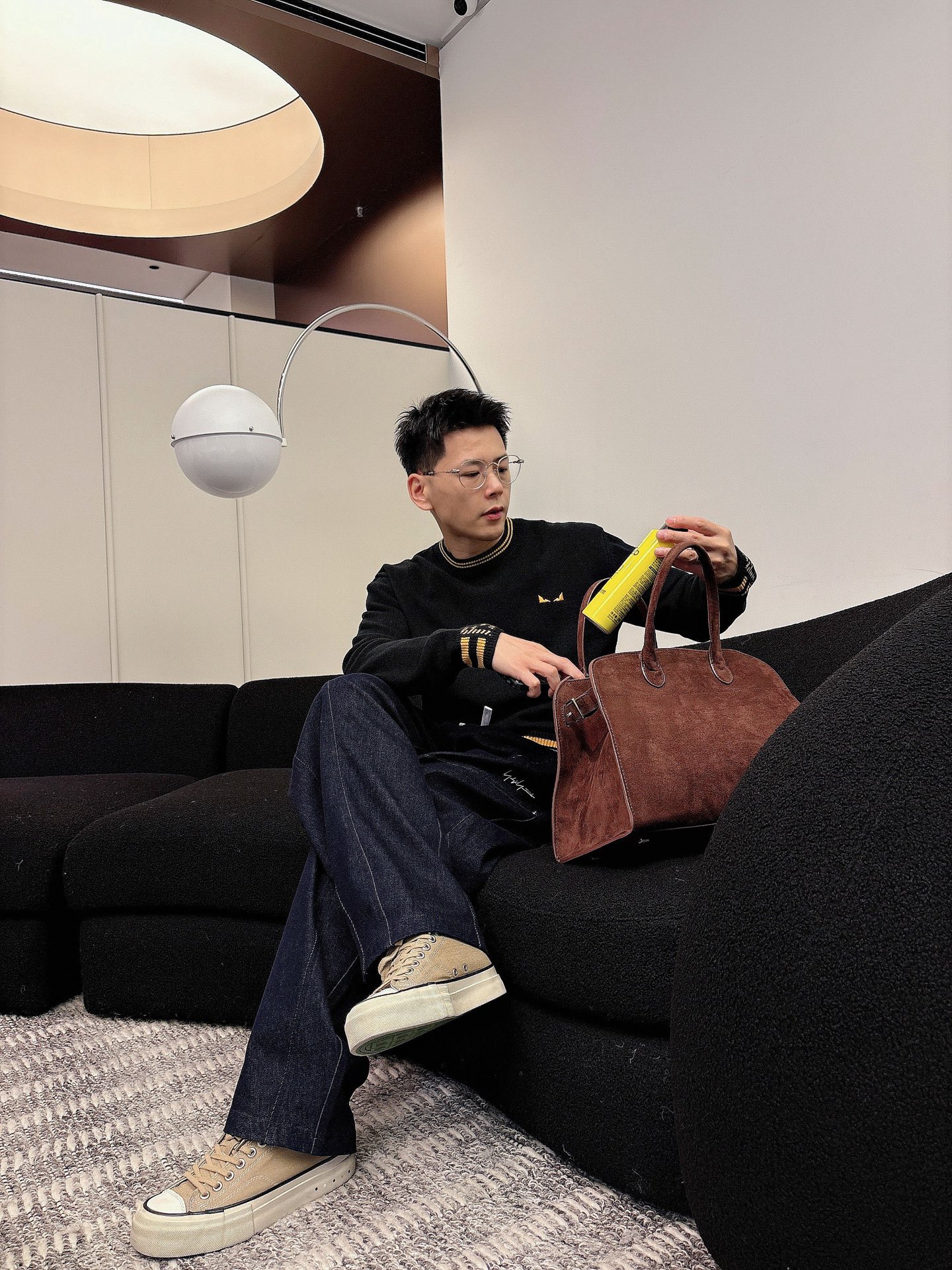 Fendi Male Basic Clothing Wool Loose Fit M-xl