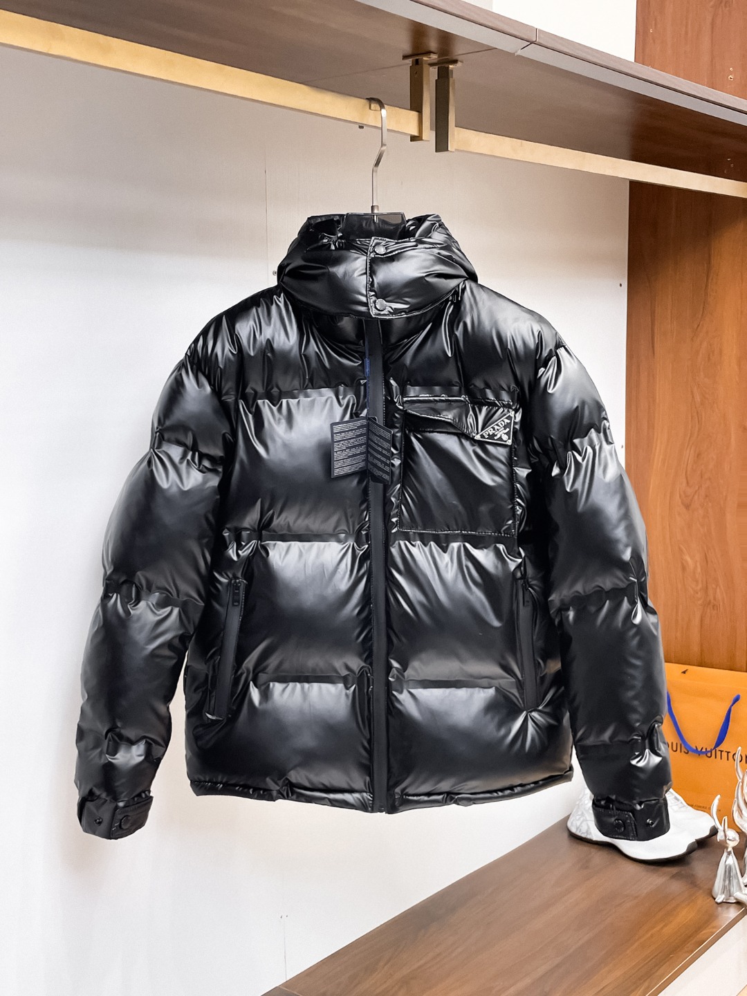 Prada Couple Down Jacket Goose Down M-l-xl