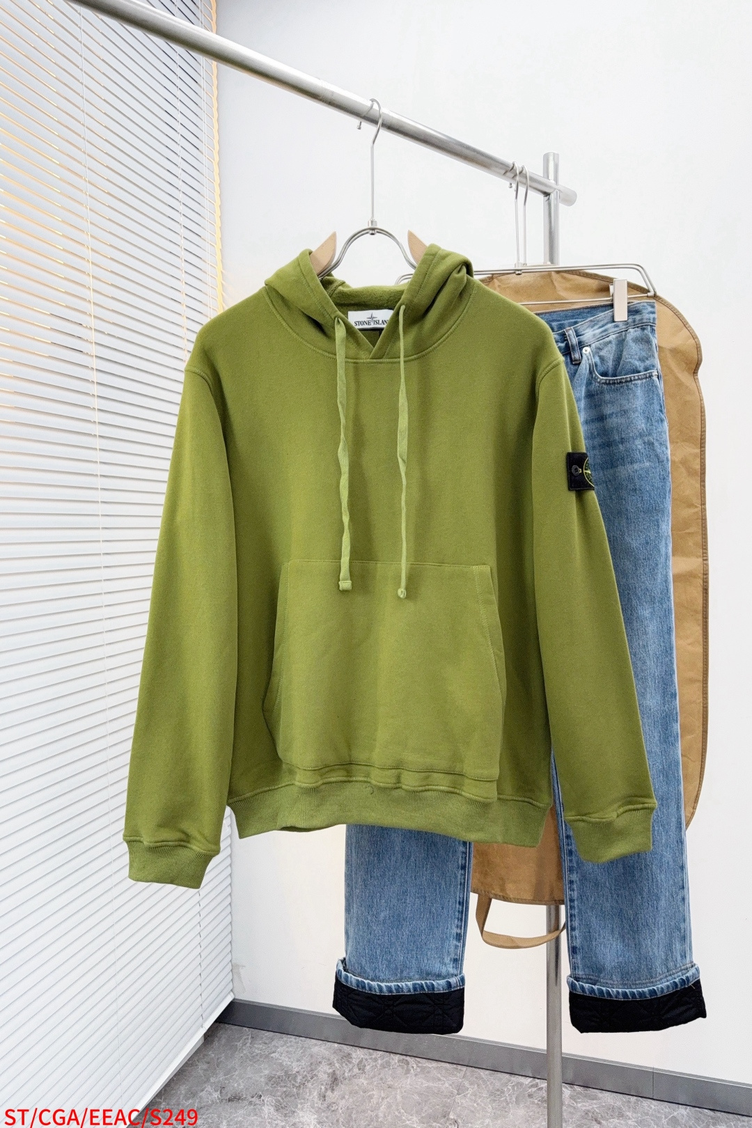 Stone Island Couple Hoodie Black Hooded S-m-l-xl-xxl