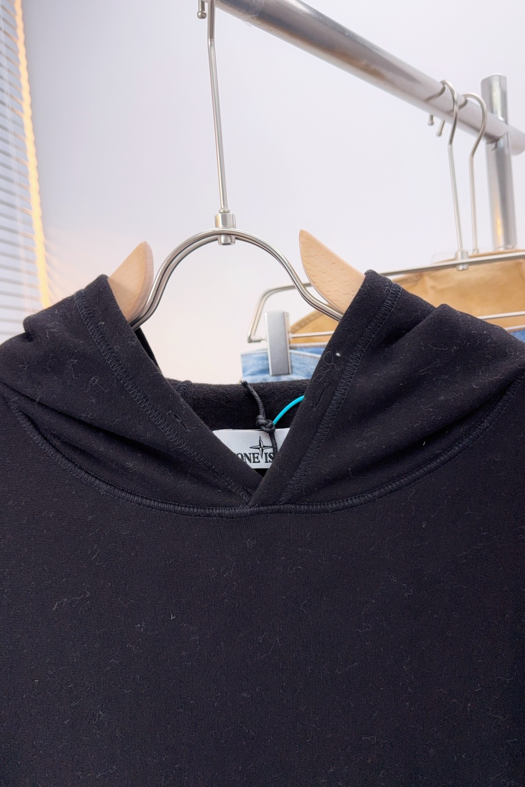 Stone Island Couple Hoodie Black Hooded S-m-l-xl-xxl