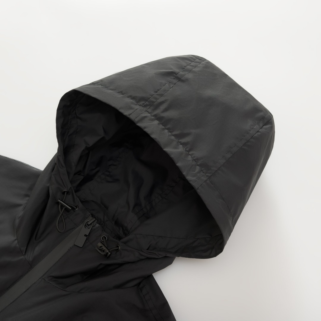 Burberry Jacket Black Hooded S-m-xl